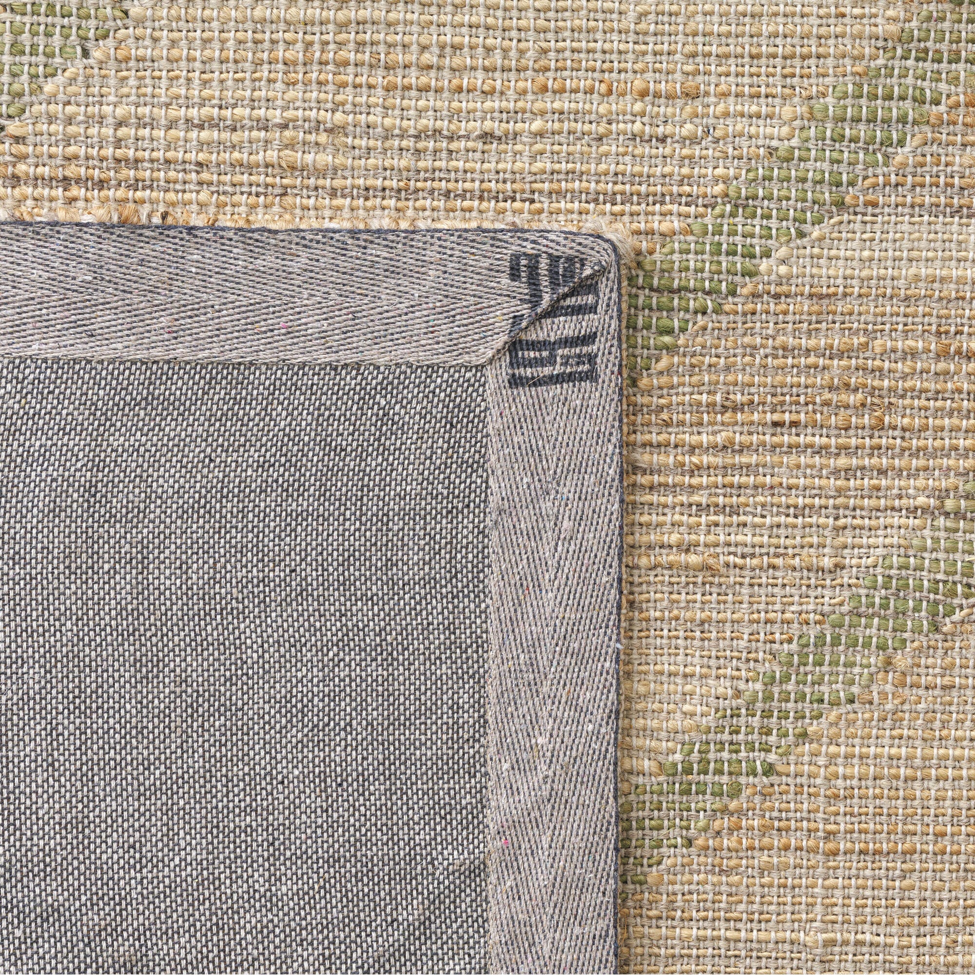Suvii Home  Mist Abstract 9' x 12' Area Rug, Green/Beige, large