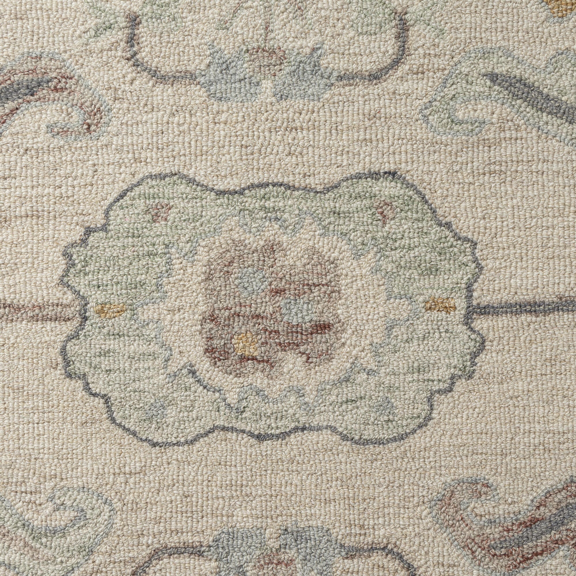 Suvii Home  Mist Bordered 9' x 12' Area Rug, , large