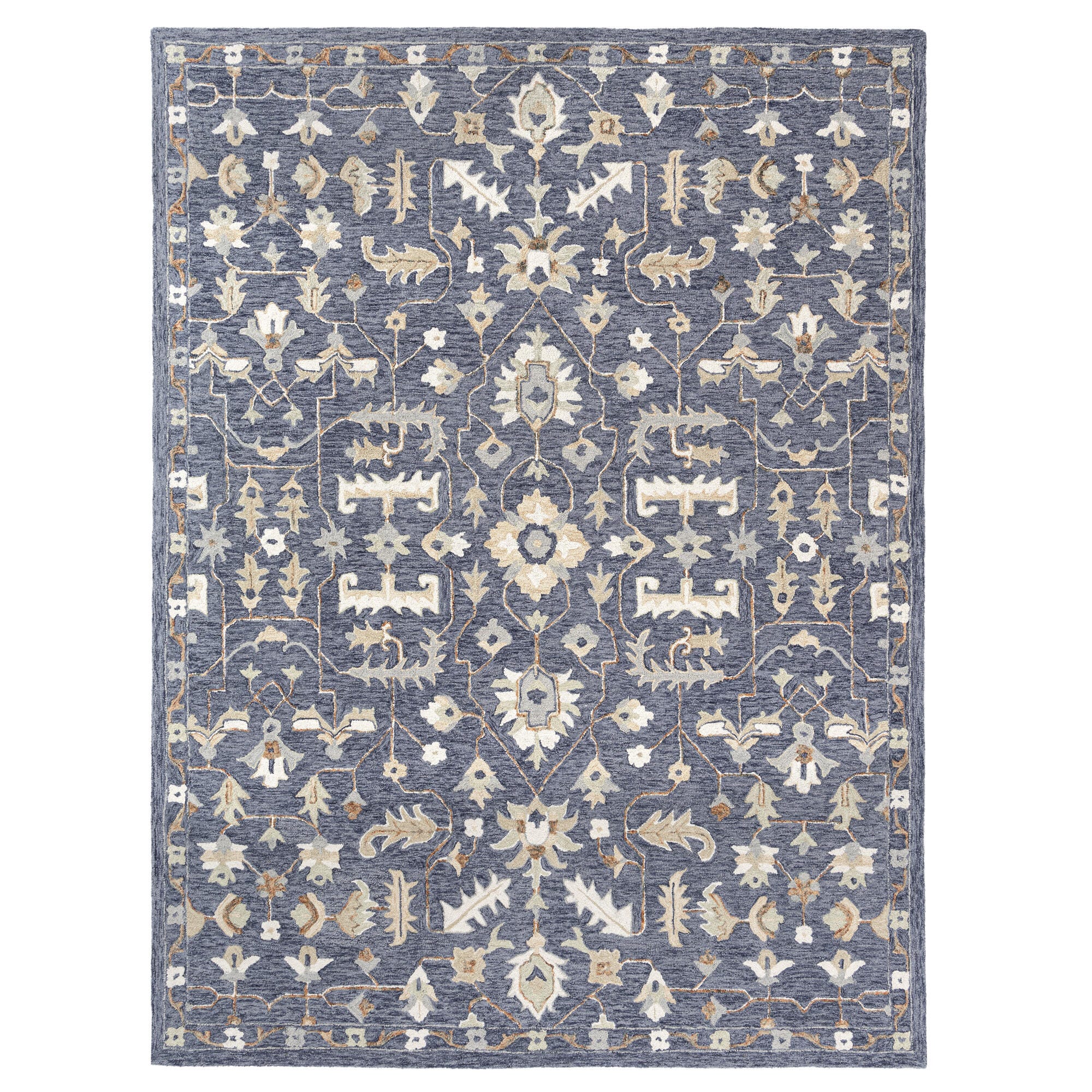 Suvii Home  Mist Floral 9' x 12' Area Rug, , large
