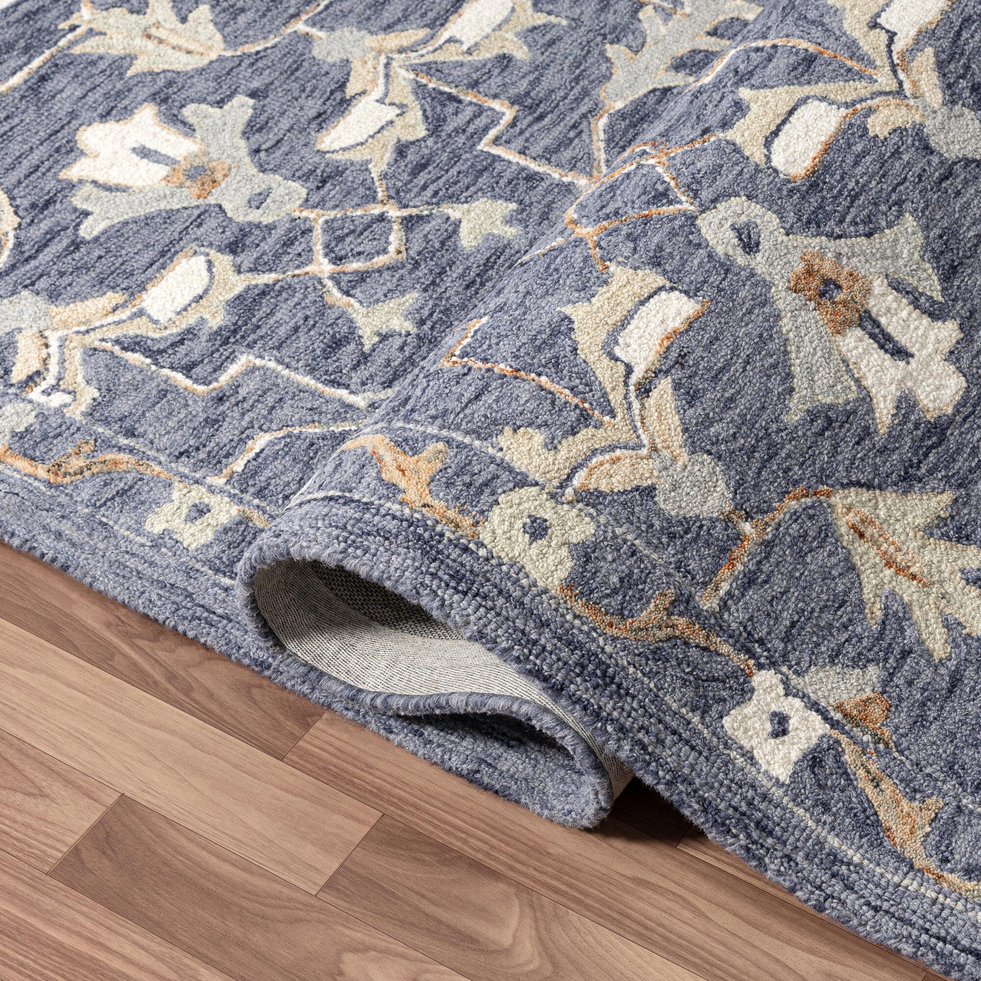 Suvii Home  Mist Floral 9' x 12' Area Rug, , large