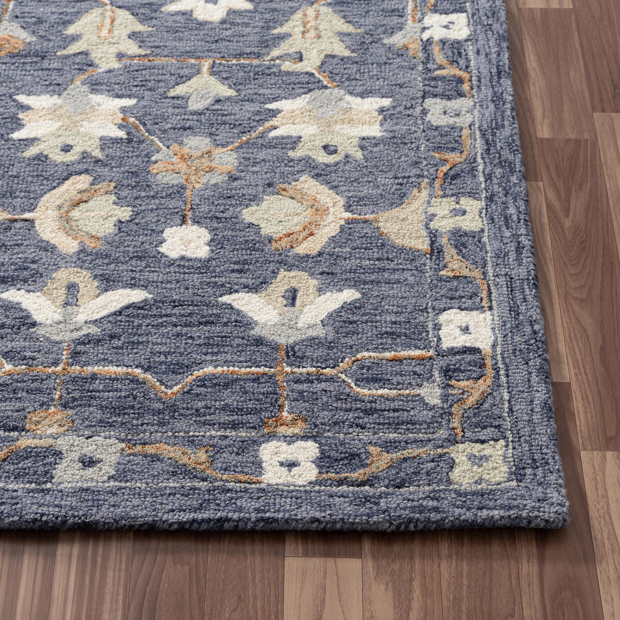 Suvii Home  Mist Floral 9' x 12' Area Rug, , large