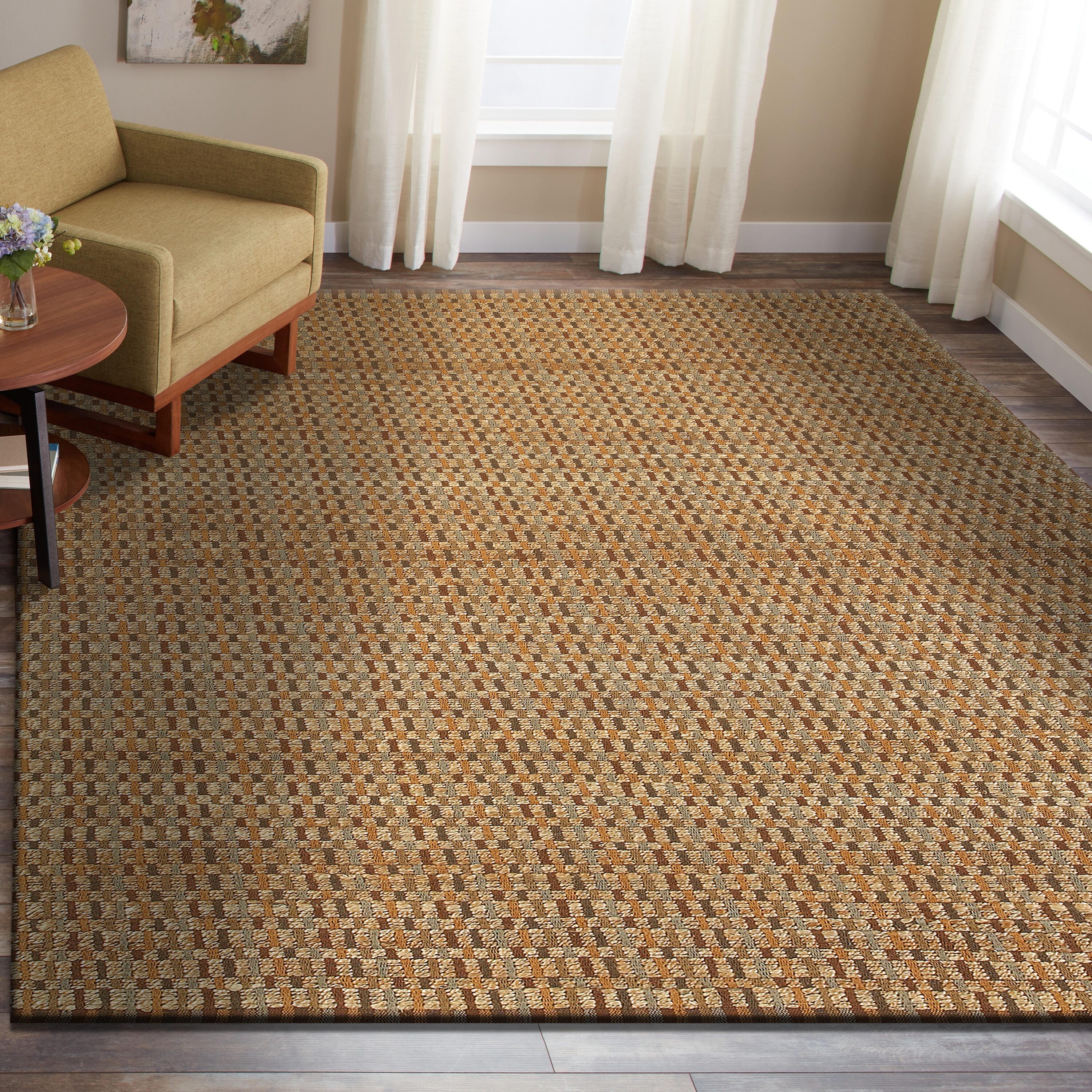 Suvii Home Pure Elements Interwoven 9' x 12' Area Rug, , large
