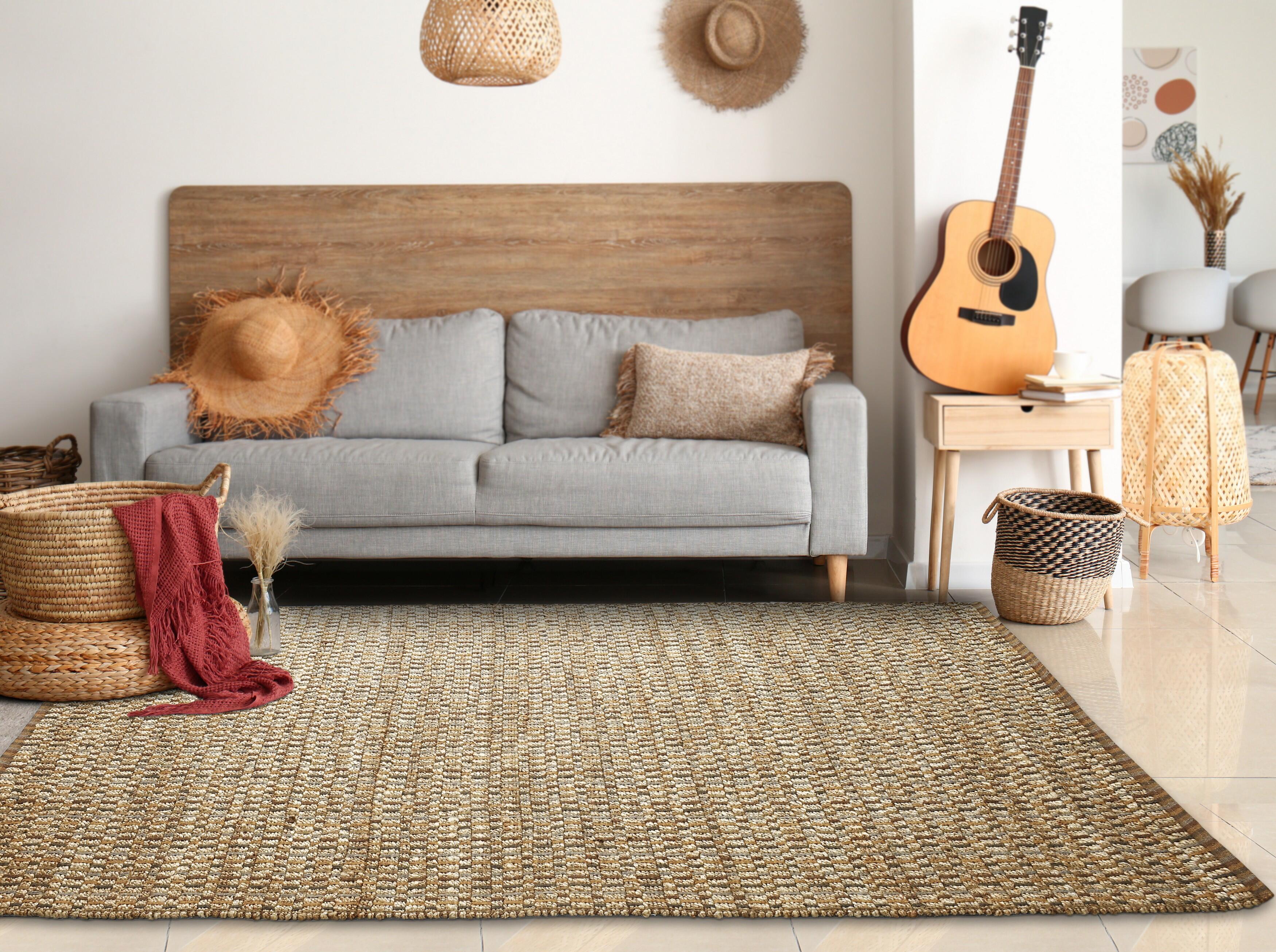 Suvii Home Pure Elements Interwoven 9' x 12' Area Rug, , large
