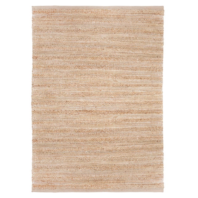 Suvii Home Pure Elements Striped 9' x 12' Area Rug, Beige/Brown