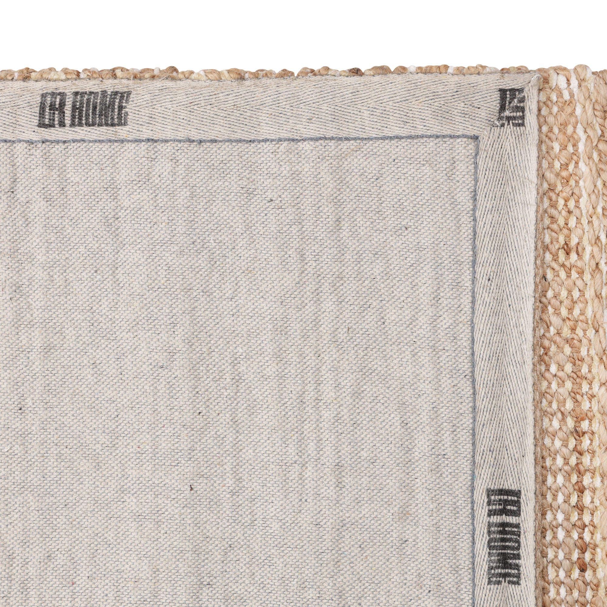 Suvii Home Pure Elements Striped 9' x 12' Area Rug, Beige/Brown, large