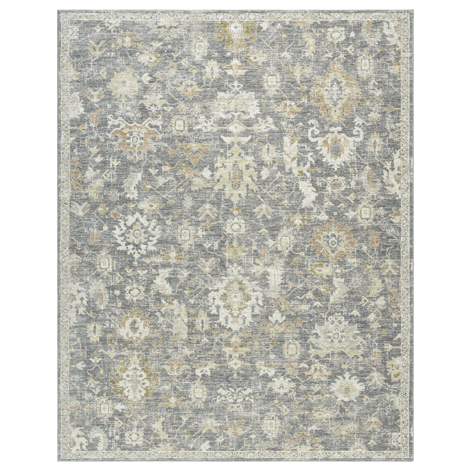 Suvii Home Serene Charm 9' x 12' Area Rug, Blue/Beige, large