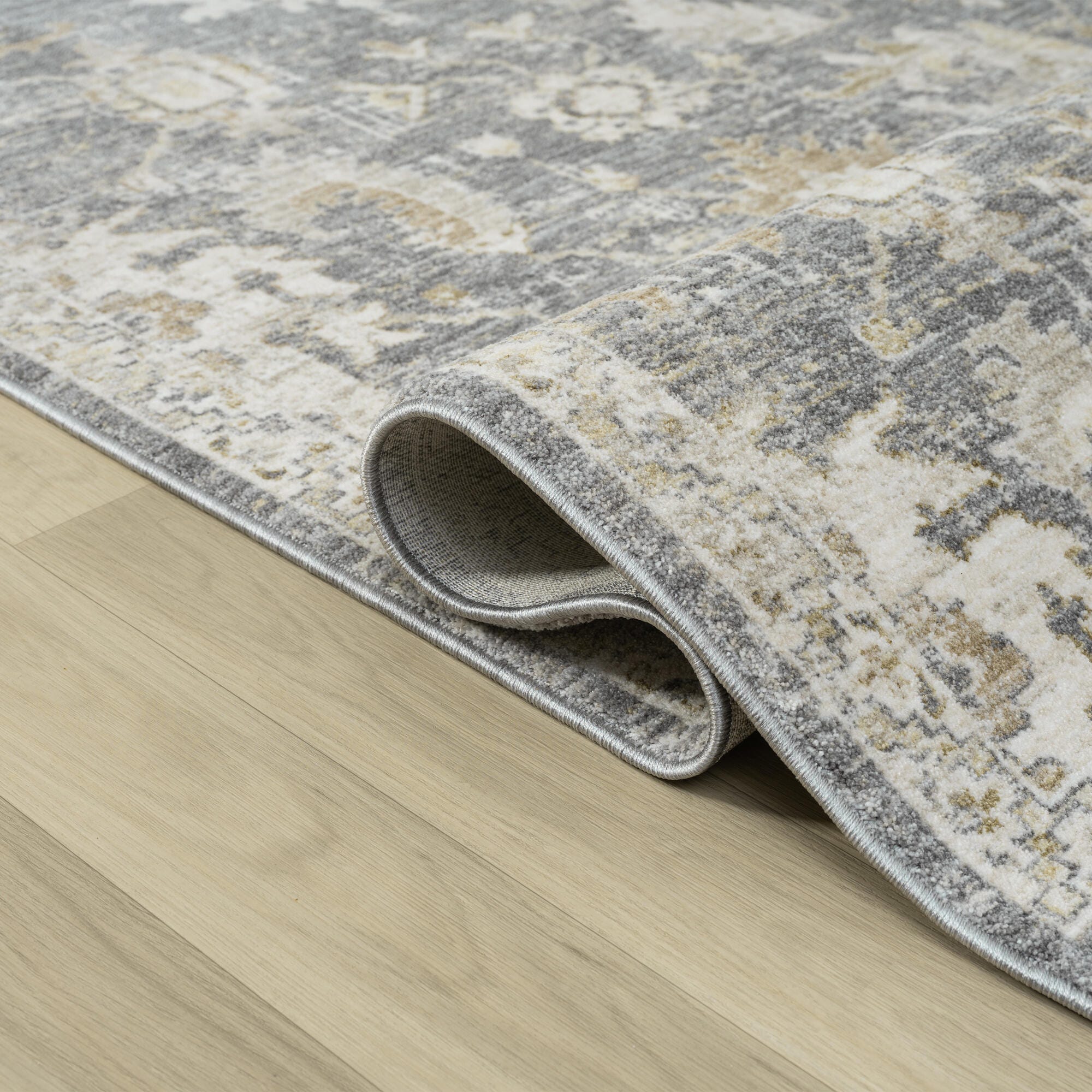 Suvii Home Serene Charm 9' x 12' Area Rug, Blue/Beige, large