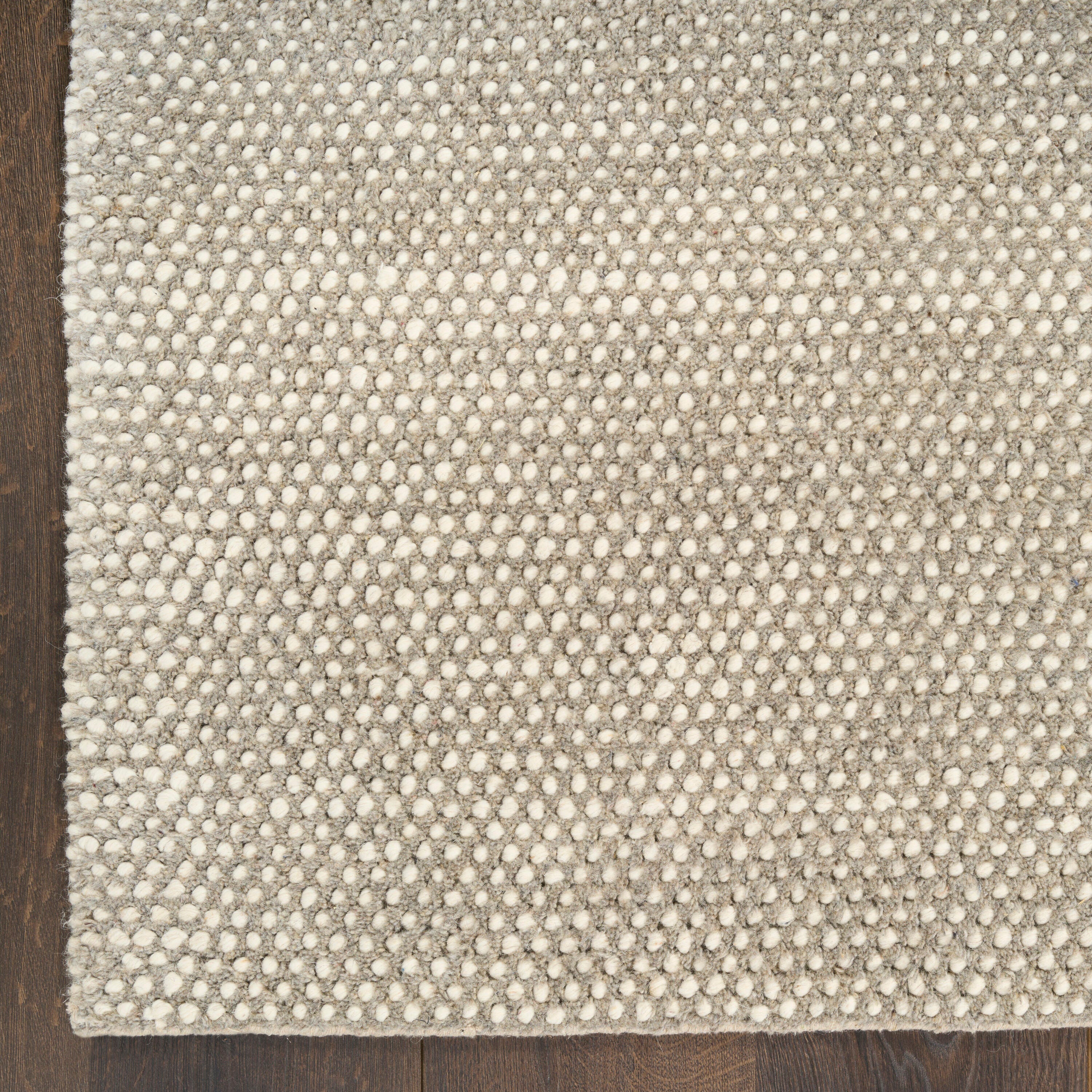 DKNY 5'3" x 7'3" Area Rug, Gray/Ivory, large