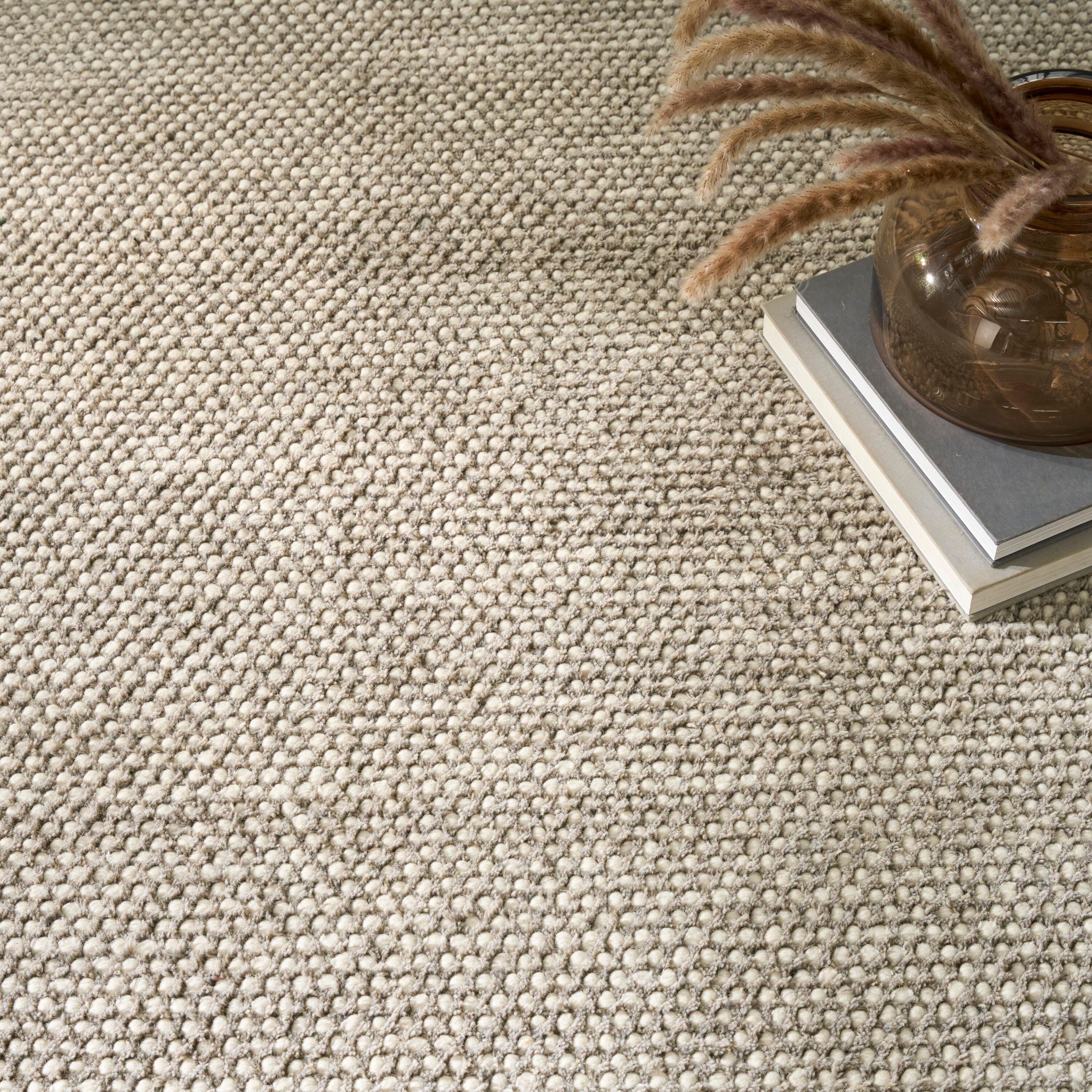 DKNY 5'3" x 7'3" Area Rug, Gray/Ivory, large