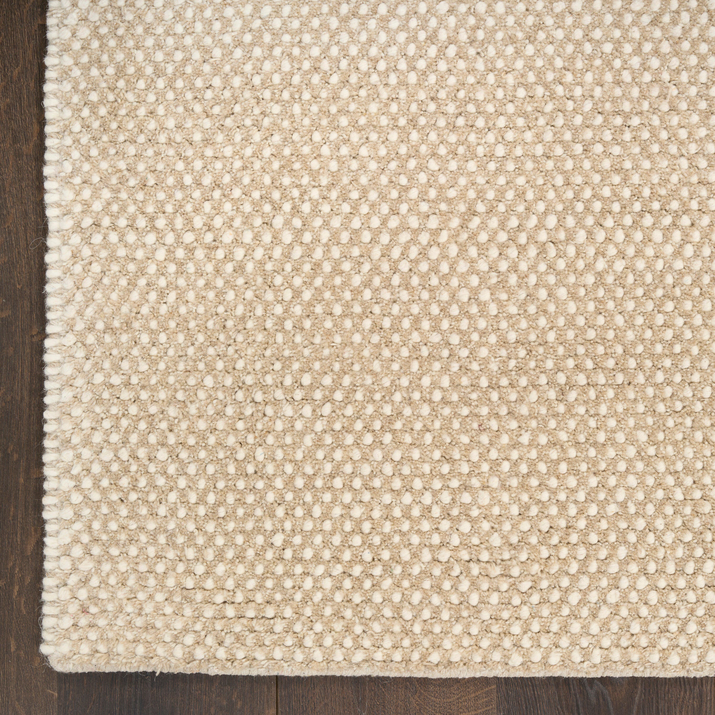DKNY 5'3" x 7'3" Area Rug, Ivory/Taupe, large