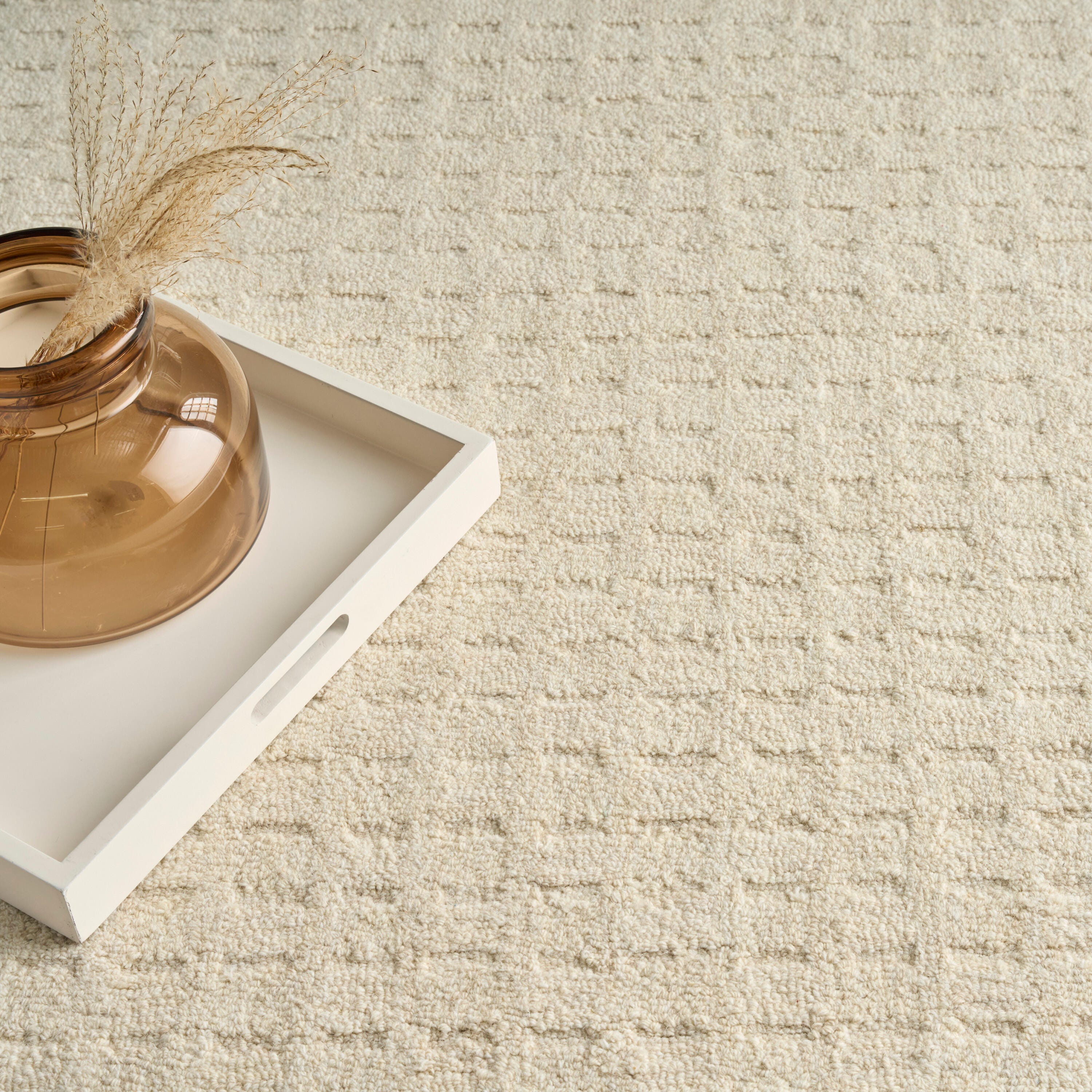 DKNY 5'3" x 7'3" Area Rug, Beige, large