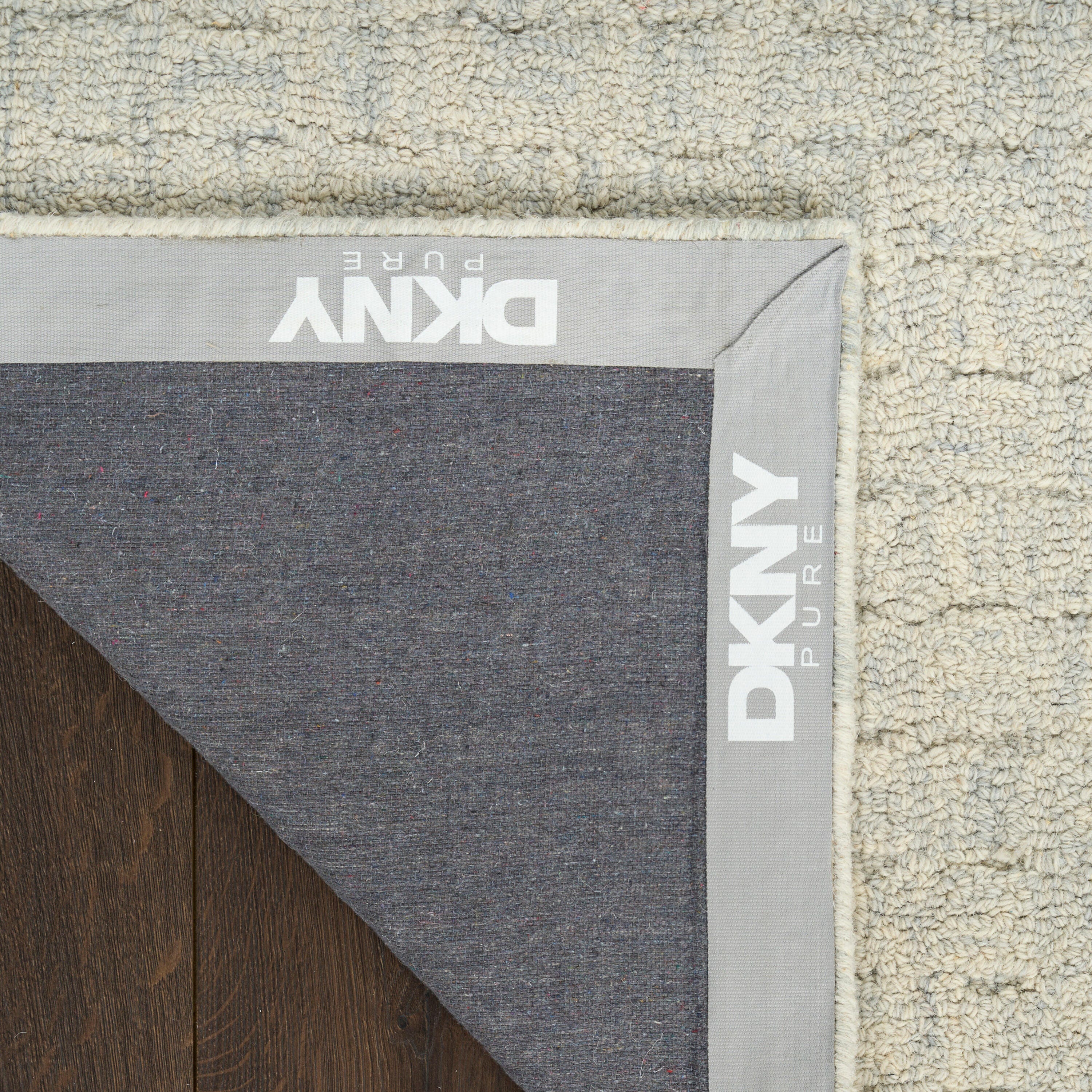 DKNY 5'3" x 7'3" Area Rug, Light Blue, large