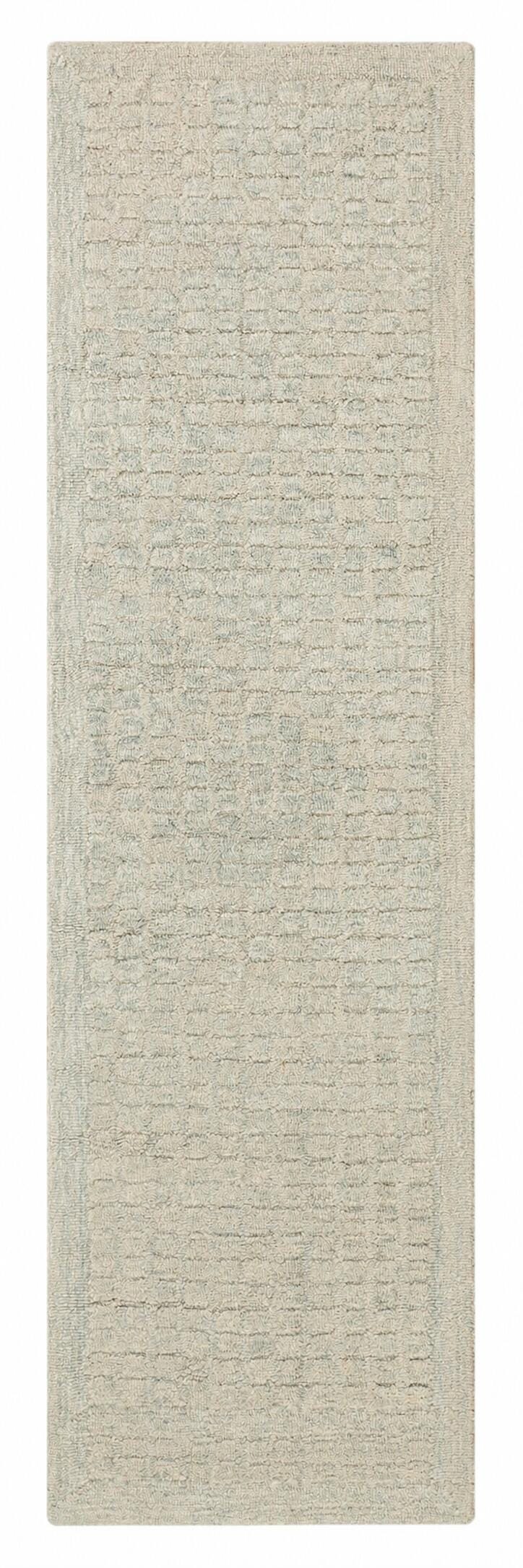 DKNY 2'3" x 7'6" Runner Rug, Light Blue, large