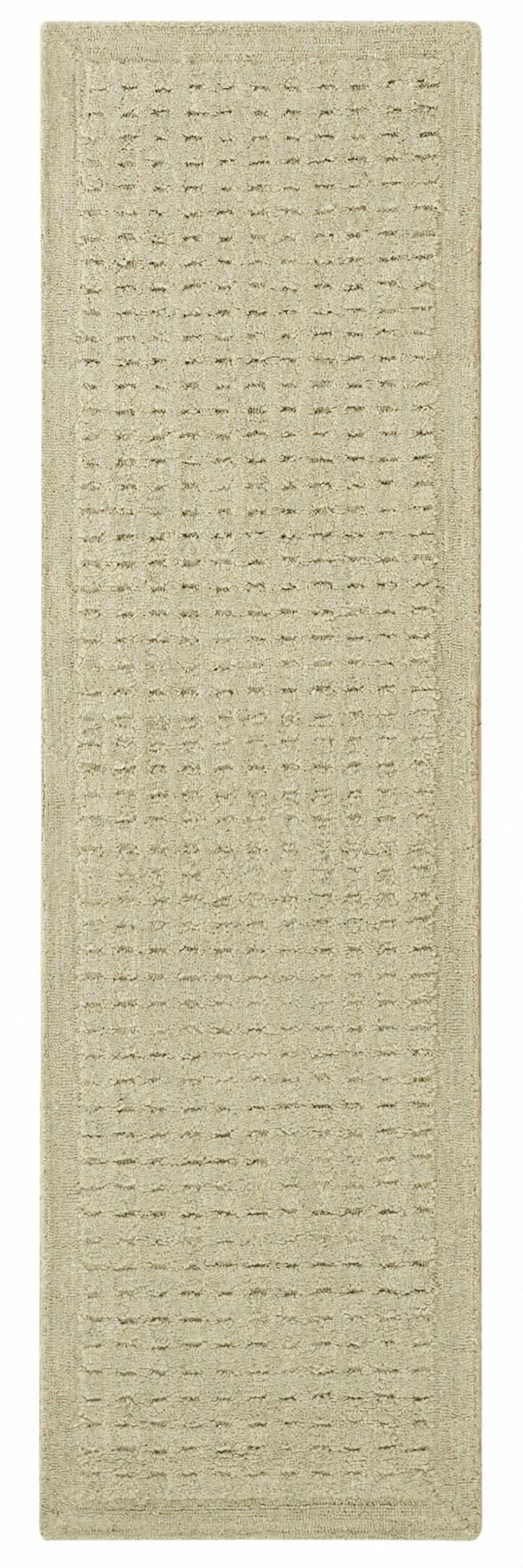 DKNY 2'3" x 7'6" Runner Rug, Light Green, large
