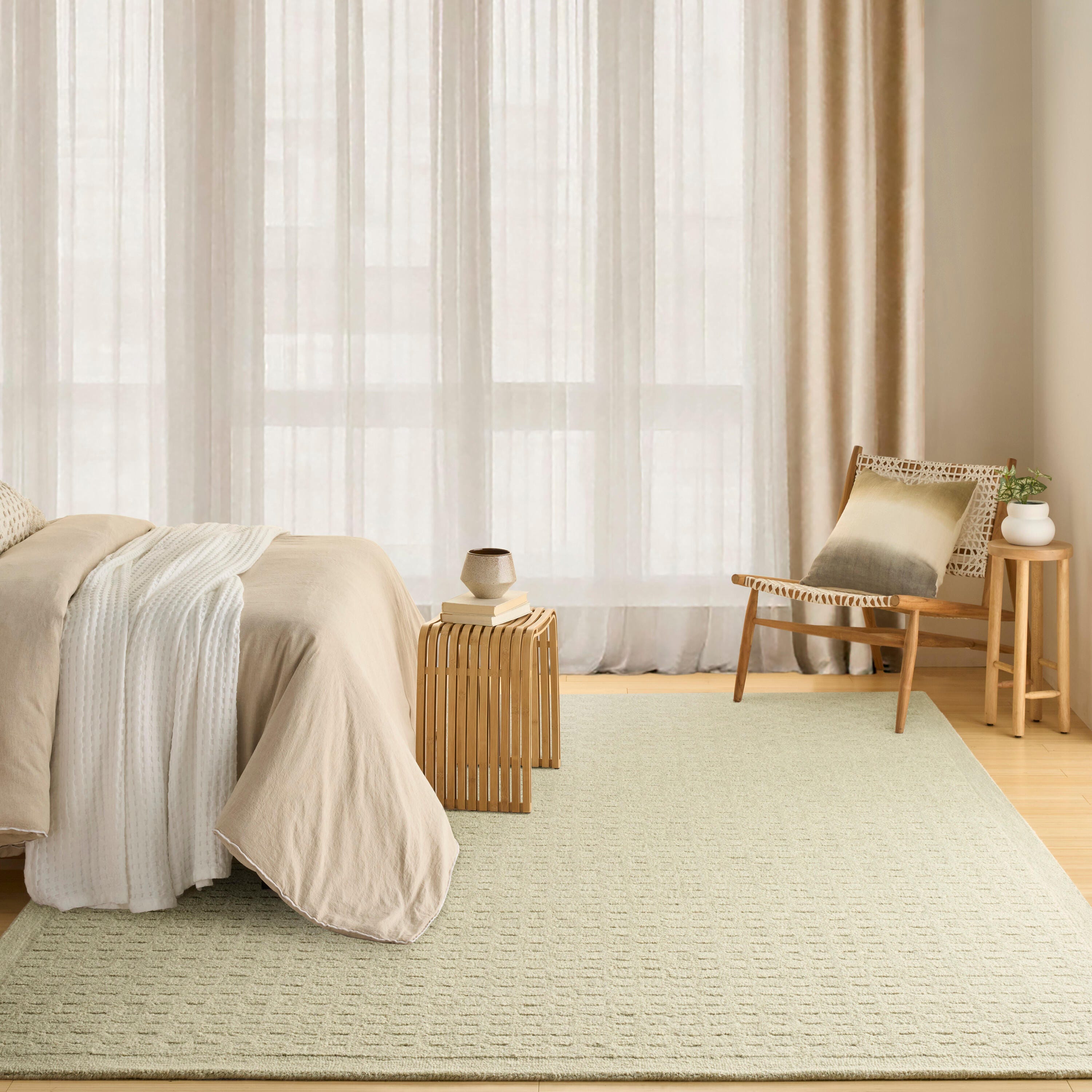 DKNY 7'9" x 9'9" Area Rug, Light Green, large