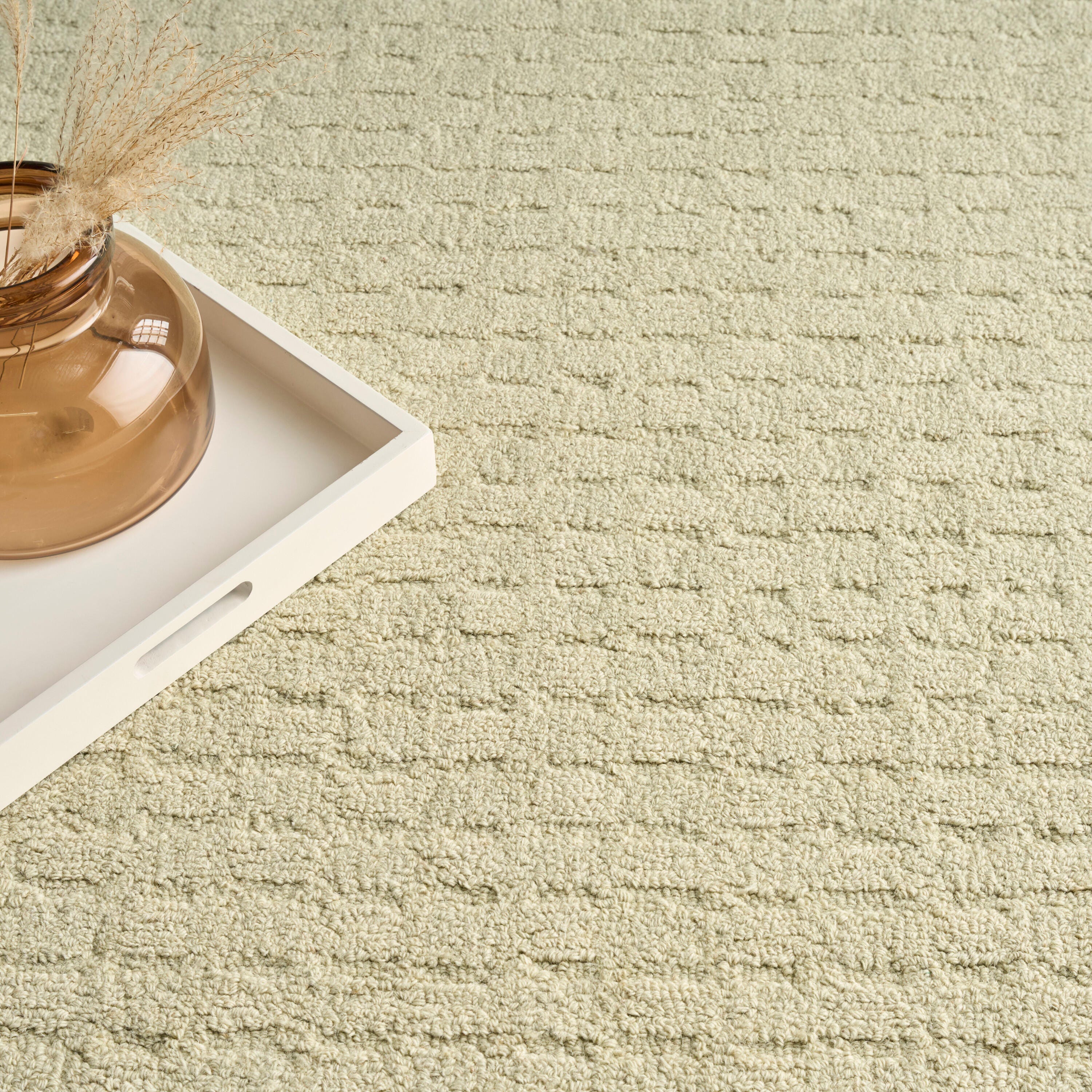 DKNY 5'3" x 7'3" Area Rug, Light Green, large