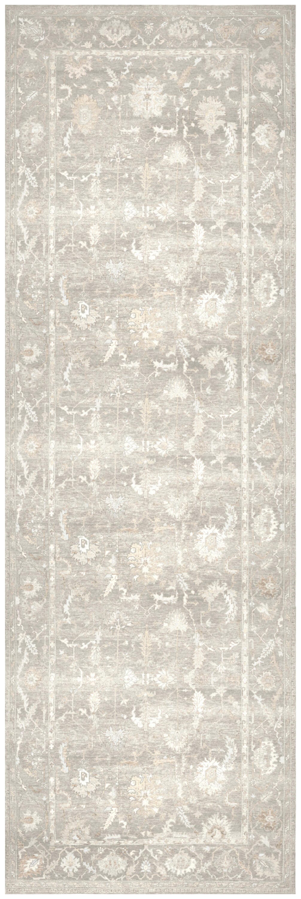 Nourison Home Vintage Washables Flatweave 2' x 6' Runner Rug, Gray, large
