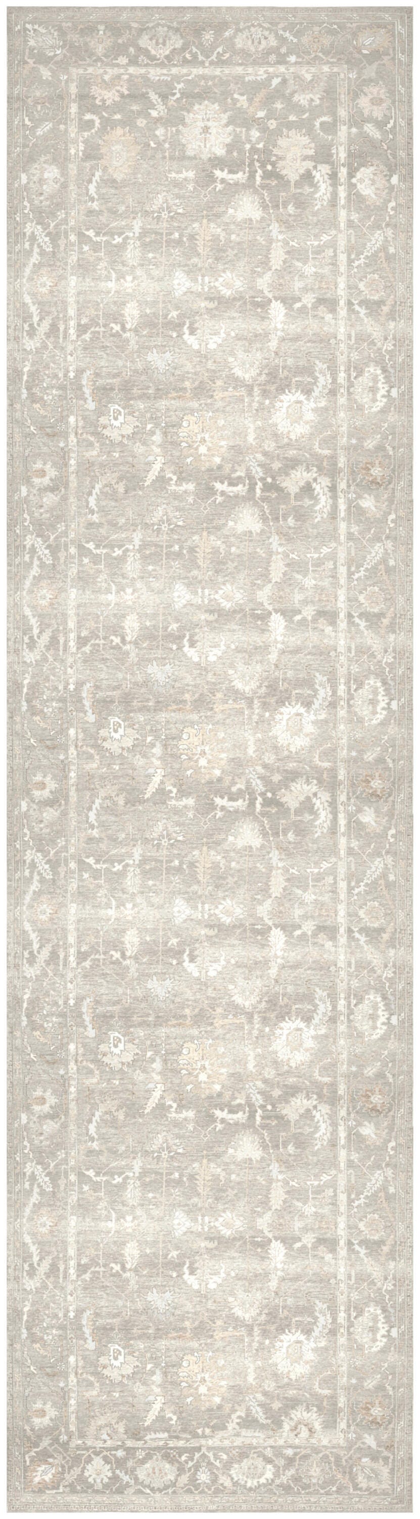 Nourison Home Vintage Washables Flatweave 2'2" x 8' Runner Rug, Gray, large