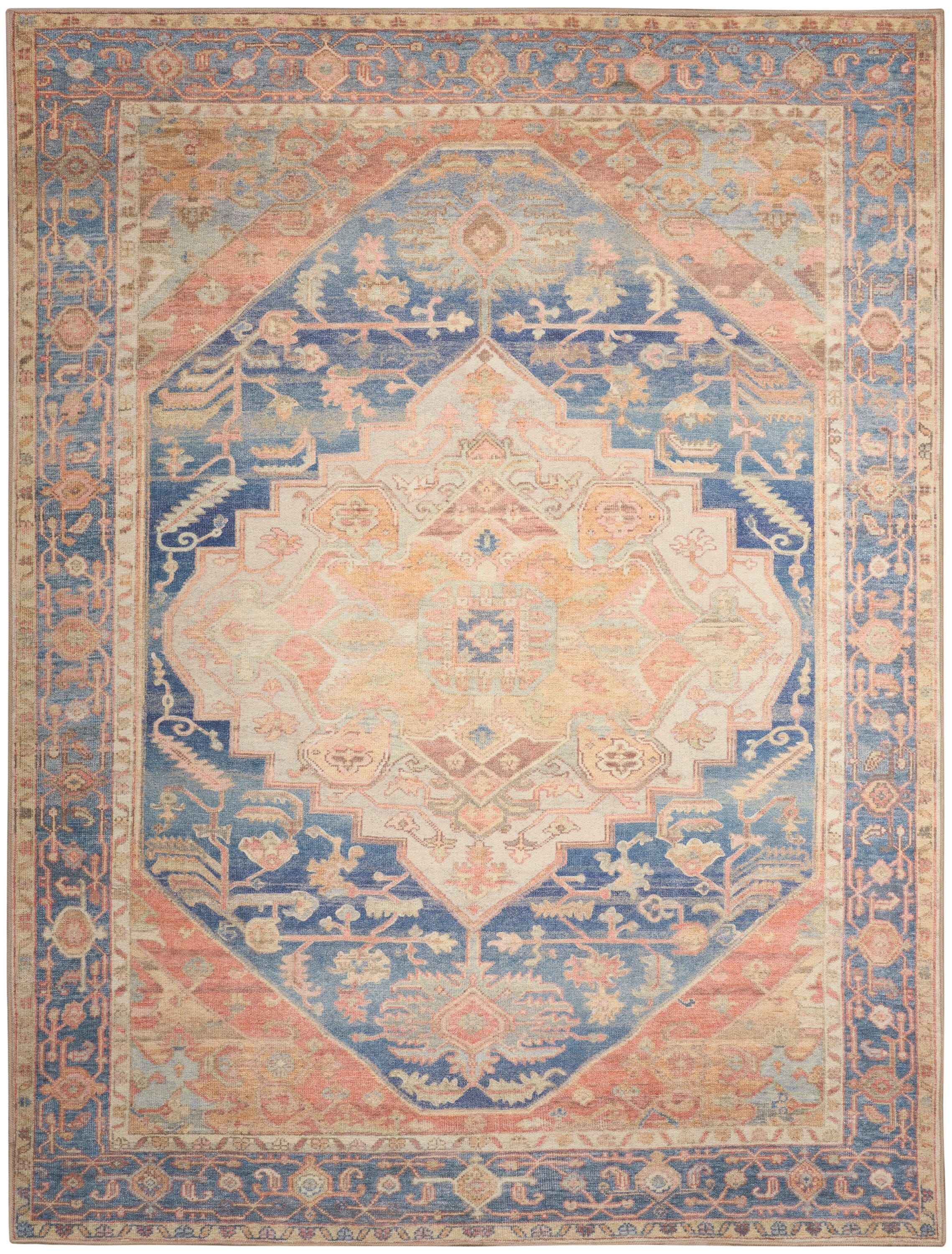 Nourison Home Vintage Washables Aesthetic 7'10" x 9'10" Area Rug