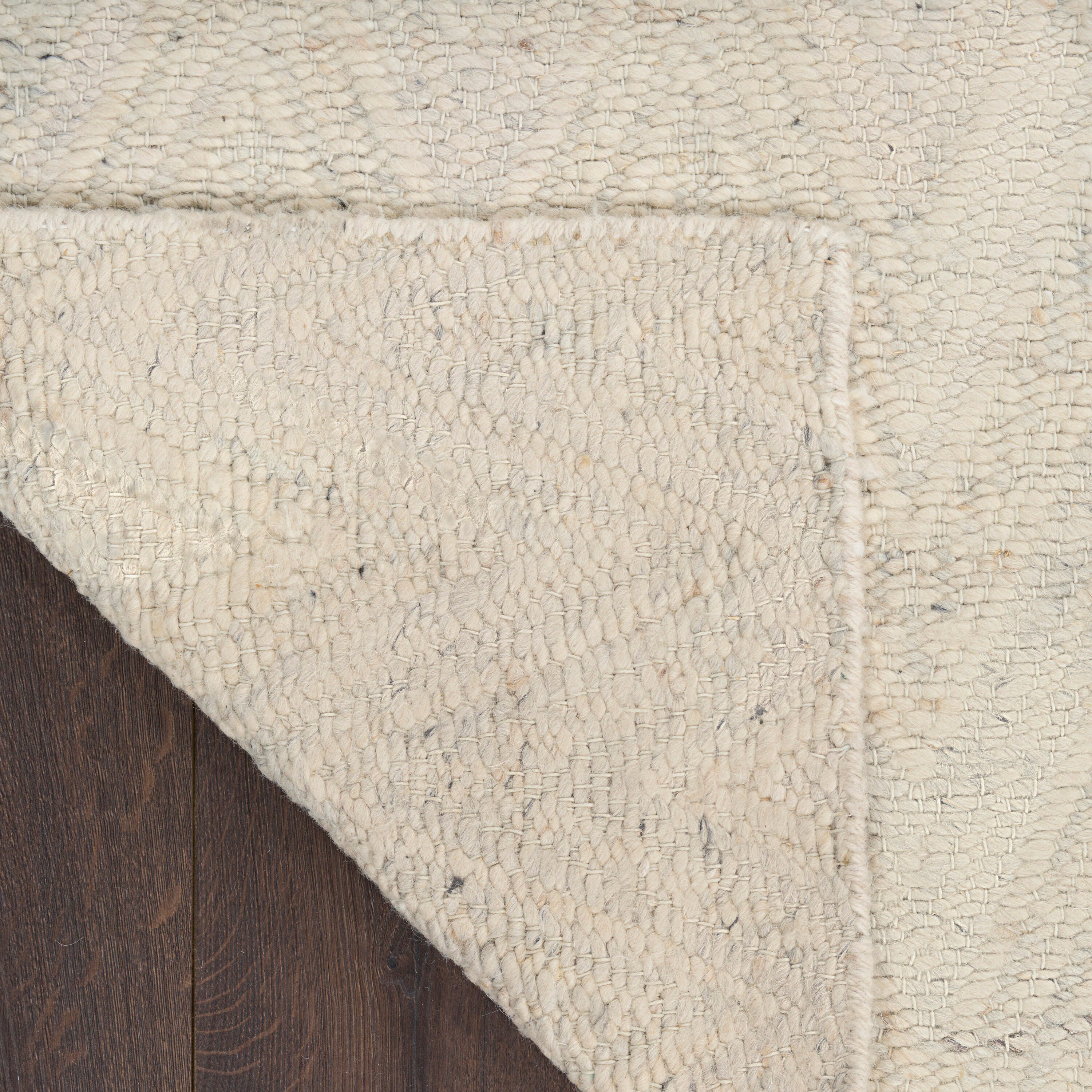 DKNY Pure Purl 5'3" x 7'3" Area Rug, Ivory, large