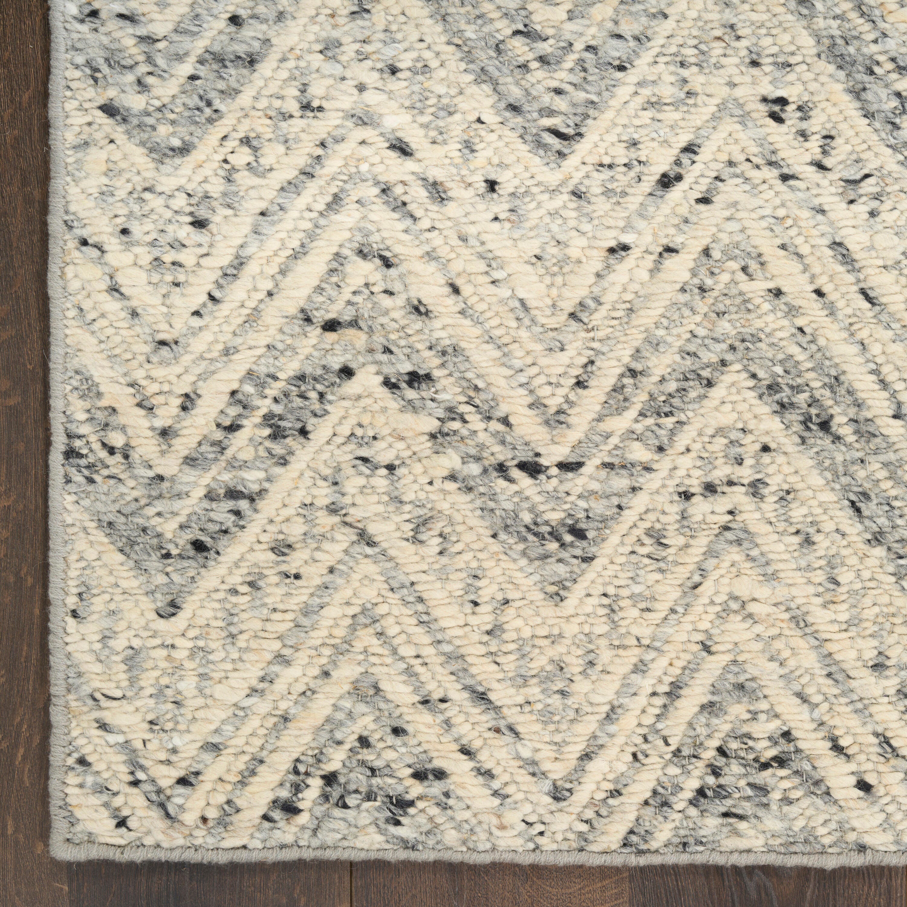 DKNY Pure Purl 7'9" x 9'9" Area Rug, Denim/Ivory, large