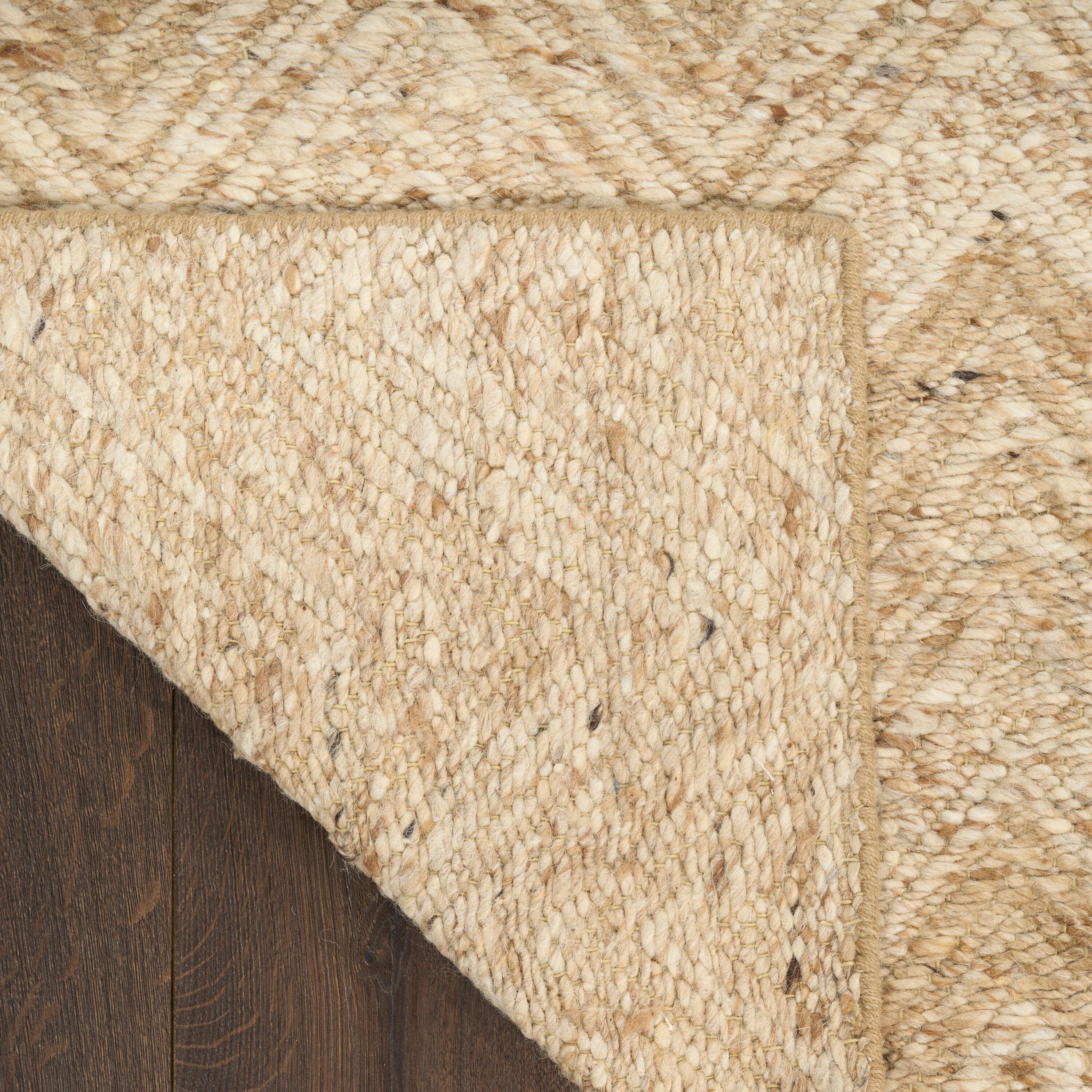 DKNY Pure Purl 5'3" x 7'3" Area Rug, Beige/Ivory, large