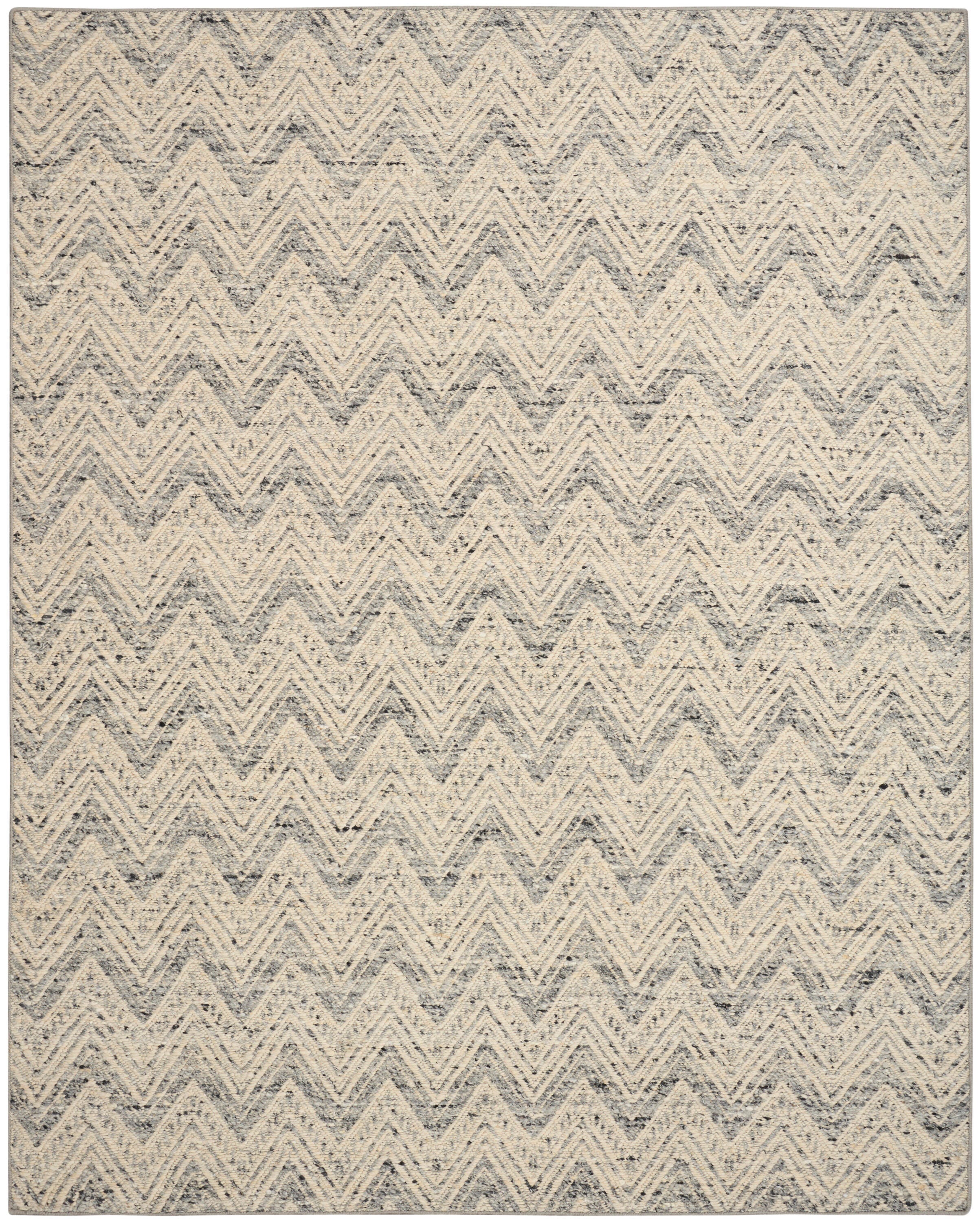 DKNY Pure Purl 5'3" x 7'3" Area Rug, Denim/Ivory, large