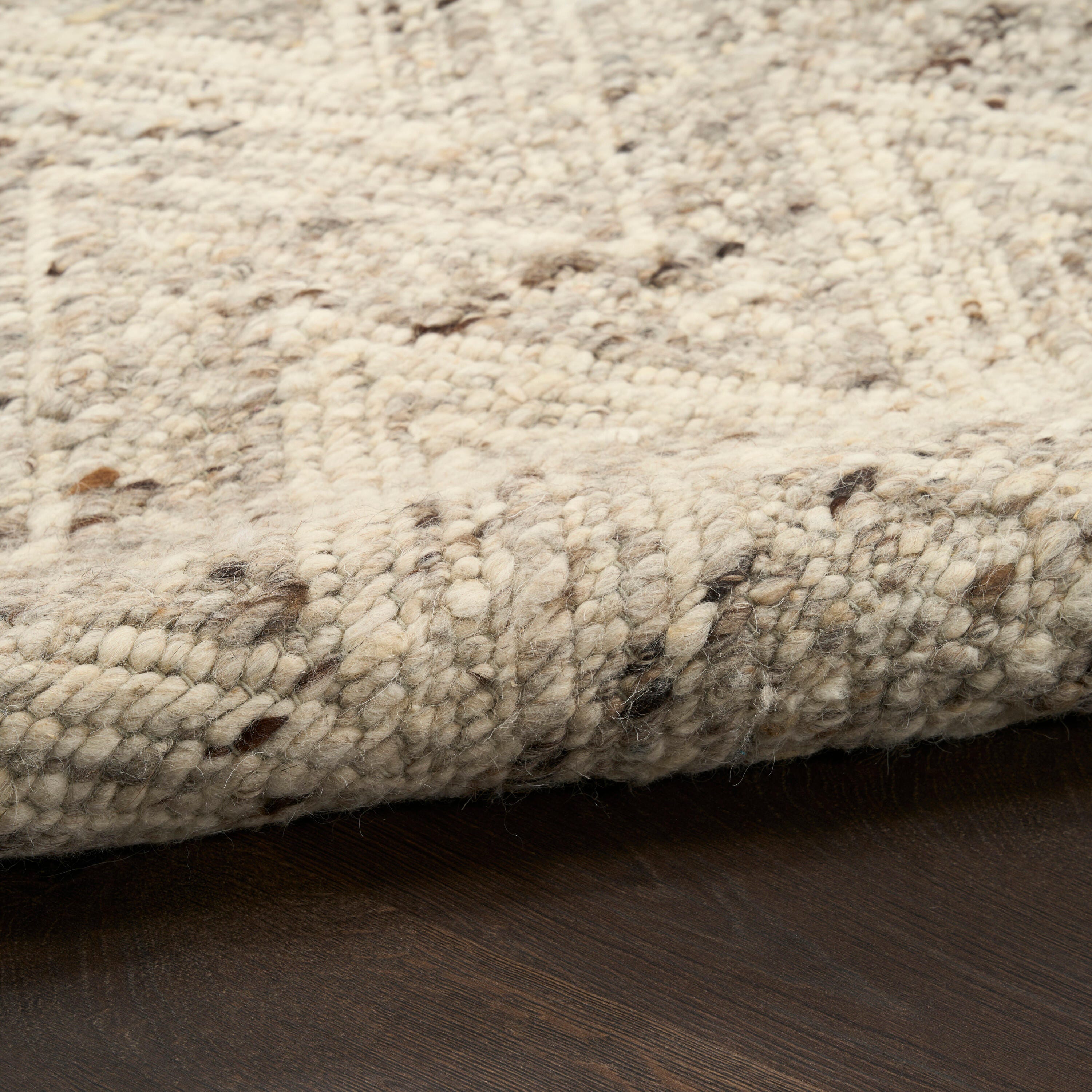 DKNY Pure Purl 7'9" x 9'9" Area Rug, Gray/Ivory, large