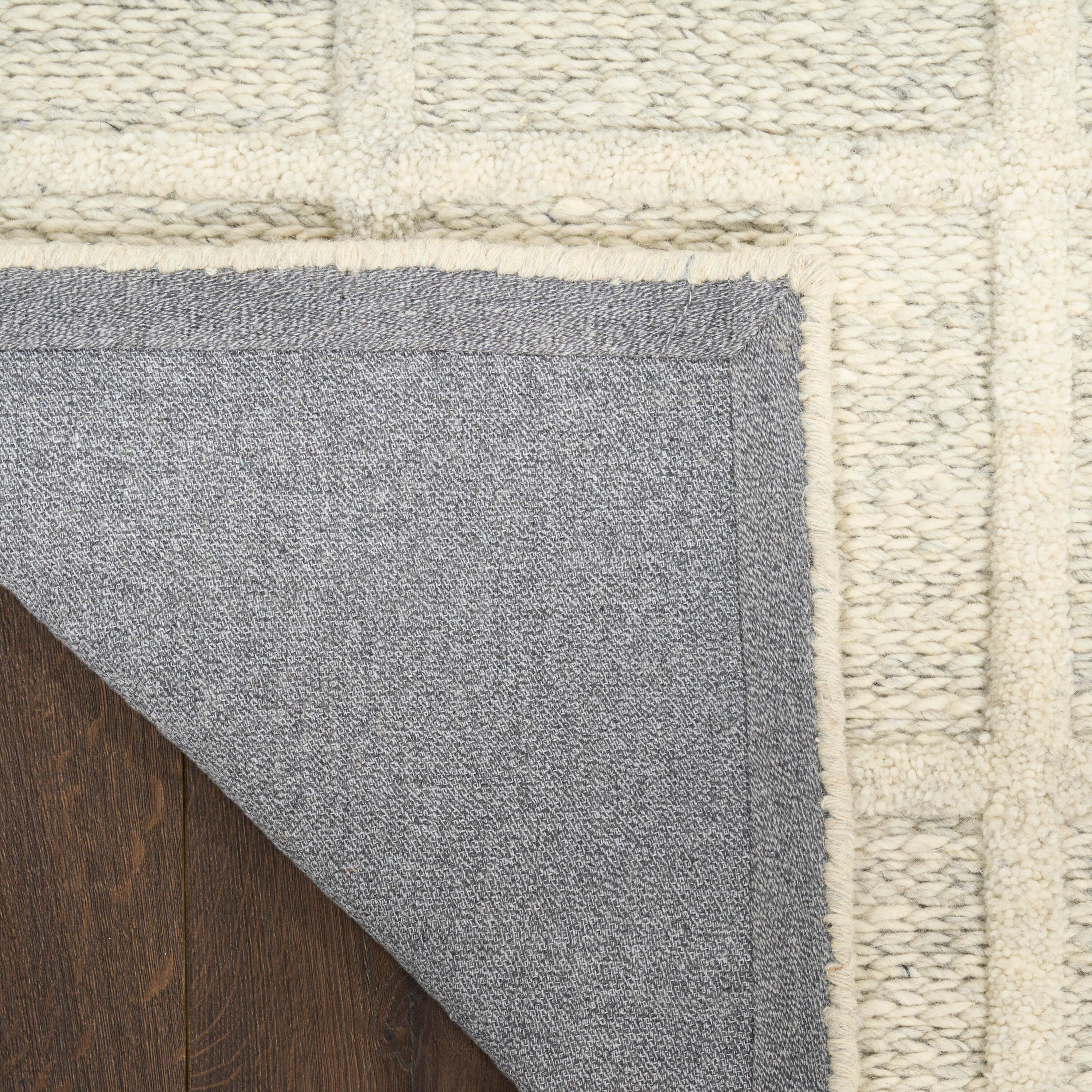 DKNY Geometric 5' x 7'6" Area Rug, Ivory, large