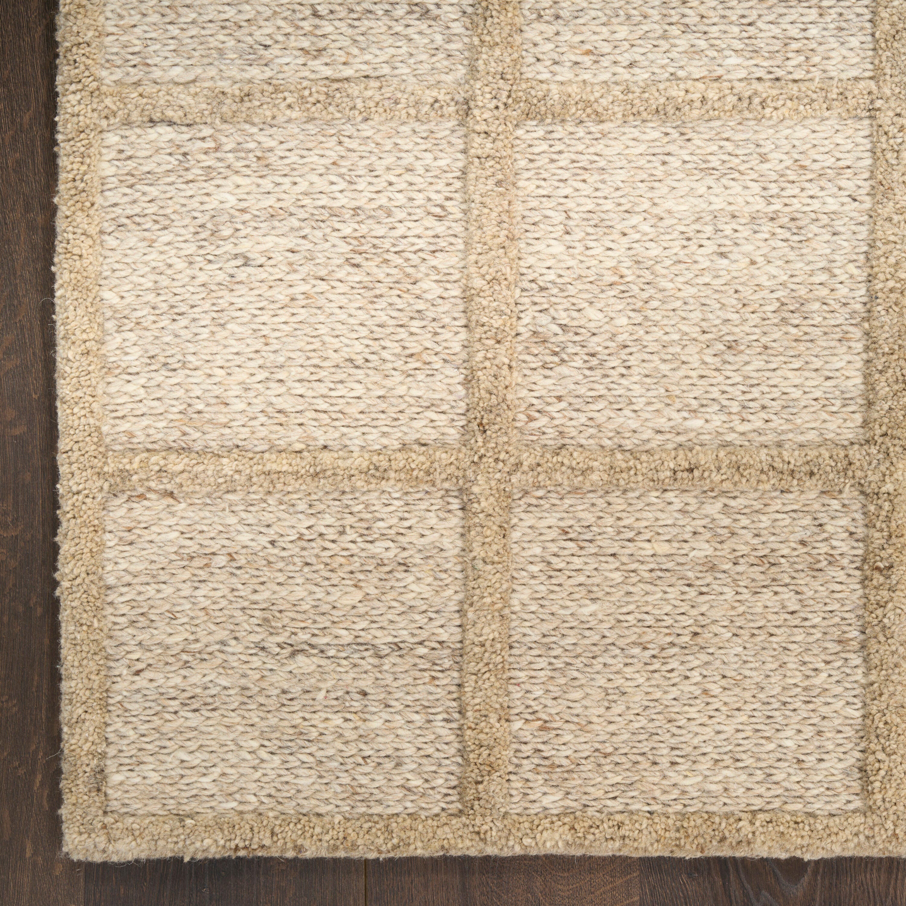 DKNY Geometric  8' x 10' Area Rug, Camel, large