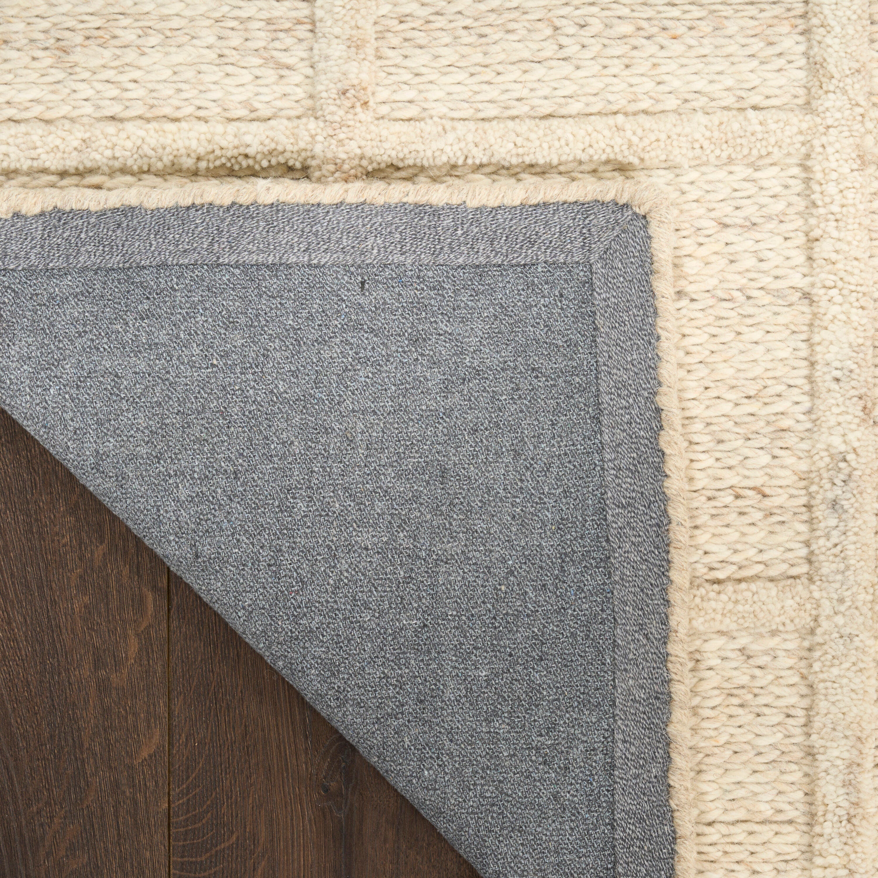 DKNY Geometric  8' x 10' Area Rug, Sand, large