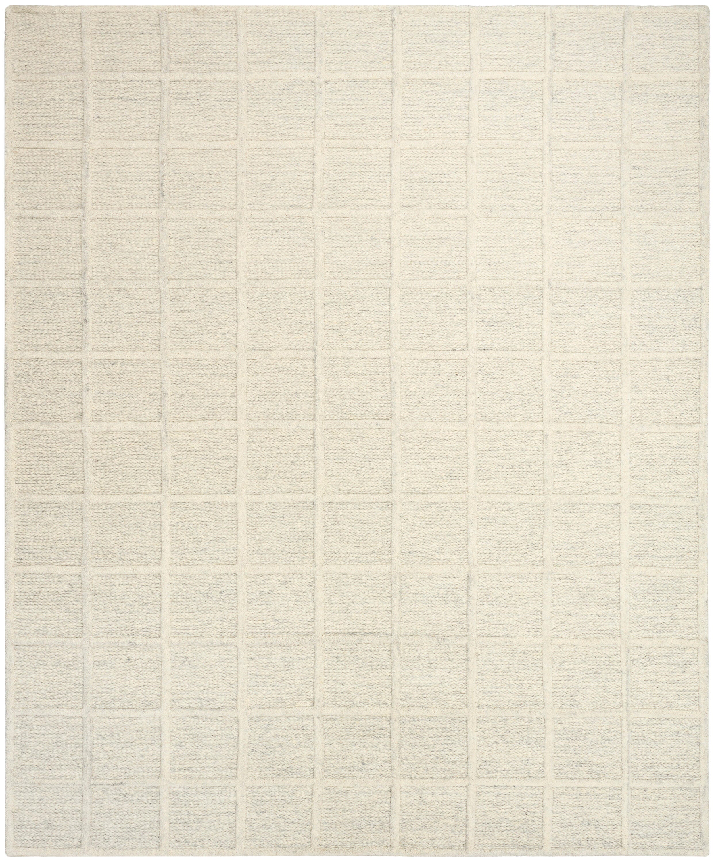 DKNY Geometric  8' x 10' Area Rug, Ivory, large