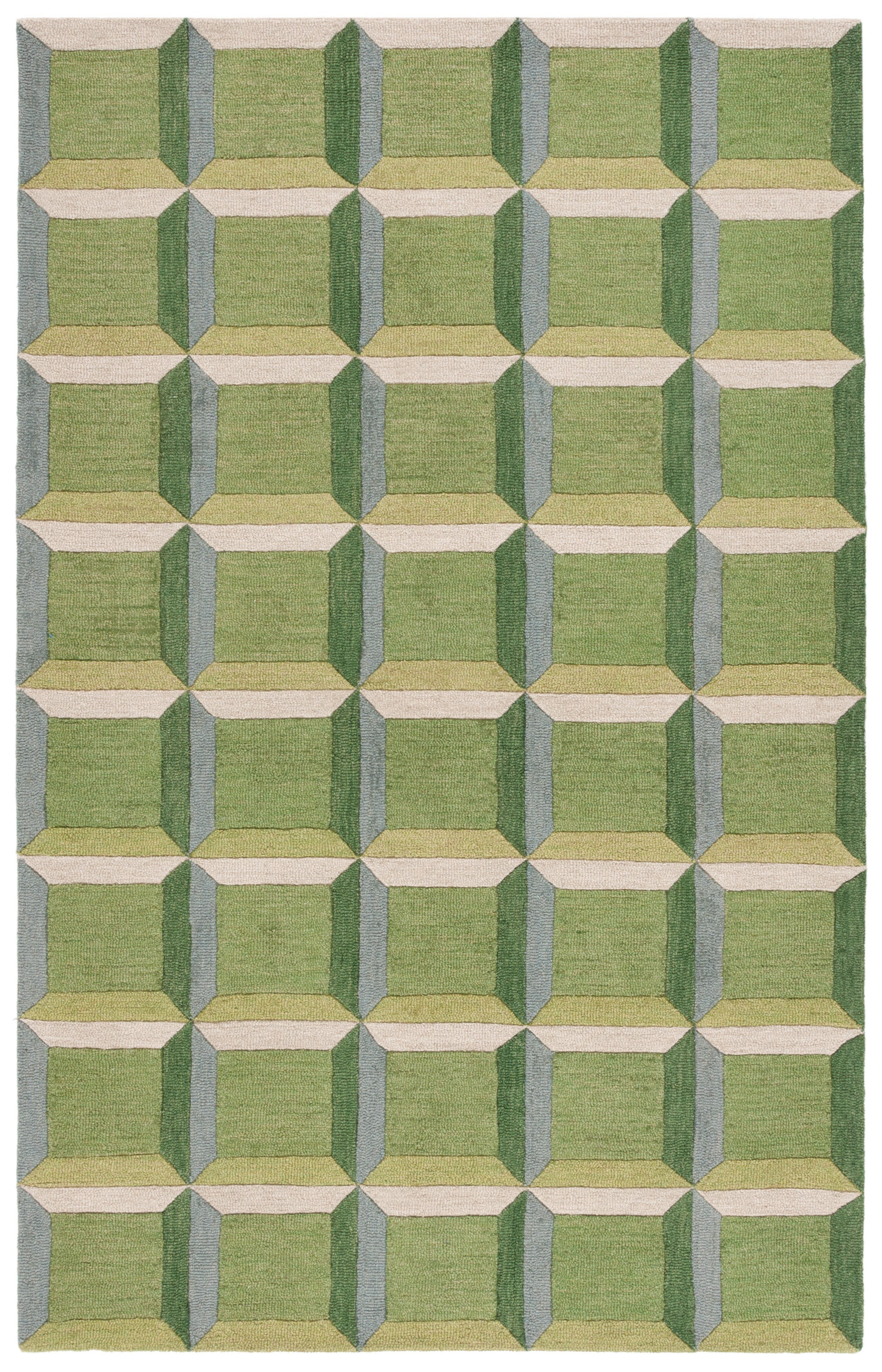 Safavieh Genre Helouisa 4' x 6' Accent Rug, Green/Beige, large