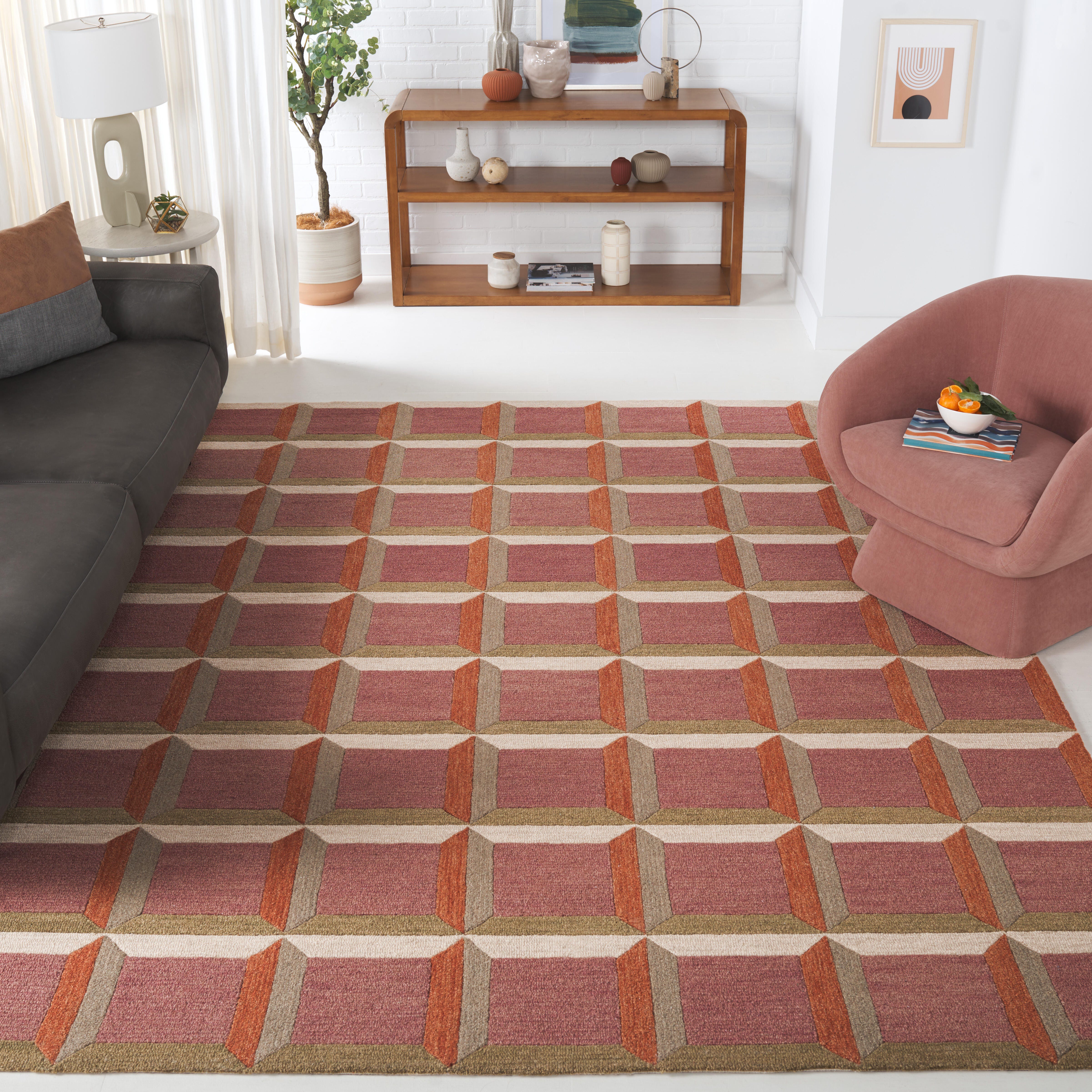 Safavieh Genre Helouisa 8' x 10' Area Rug, Beige/Red, rollover