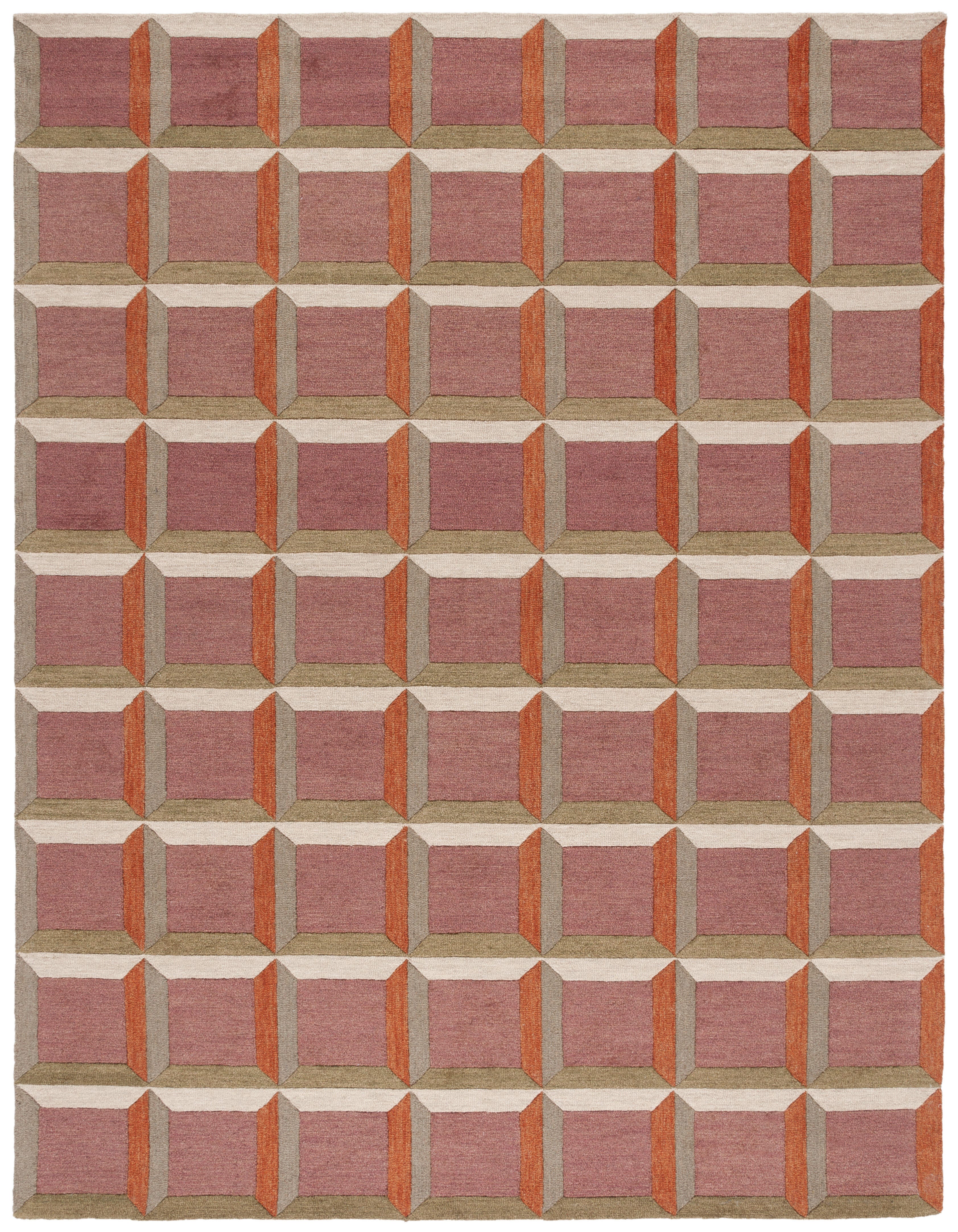 Safavieh Genre Helouisa 8' x 10' Area Rug, Beige/Red, large