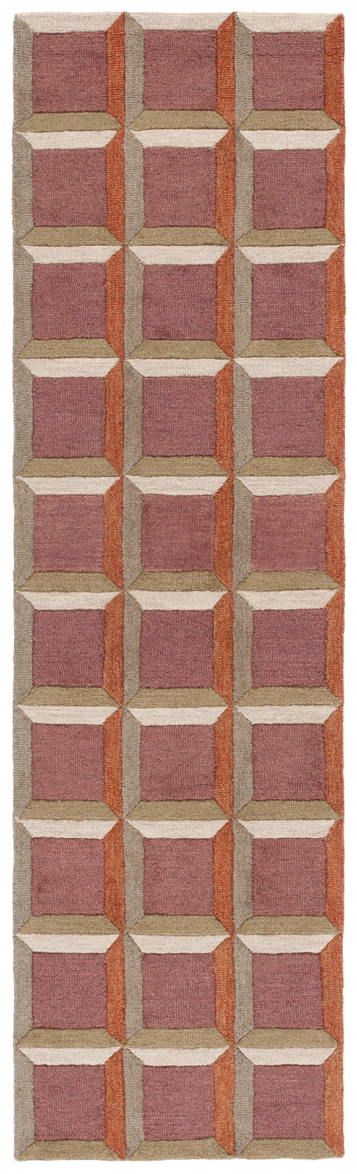 Safavieh Genre Helouisa 2' x 7' Runner Rug, Beige/Red, large