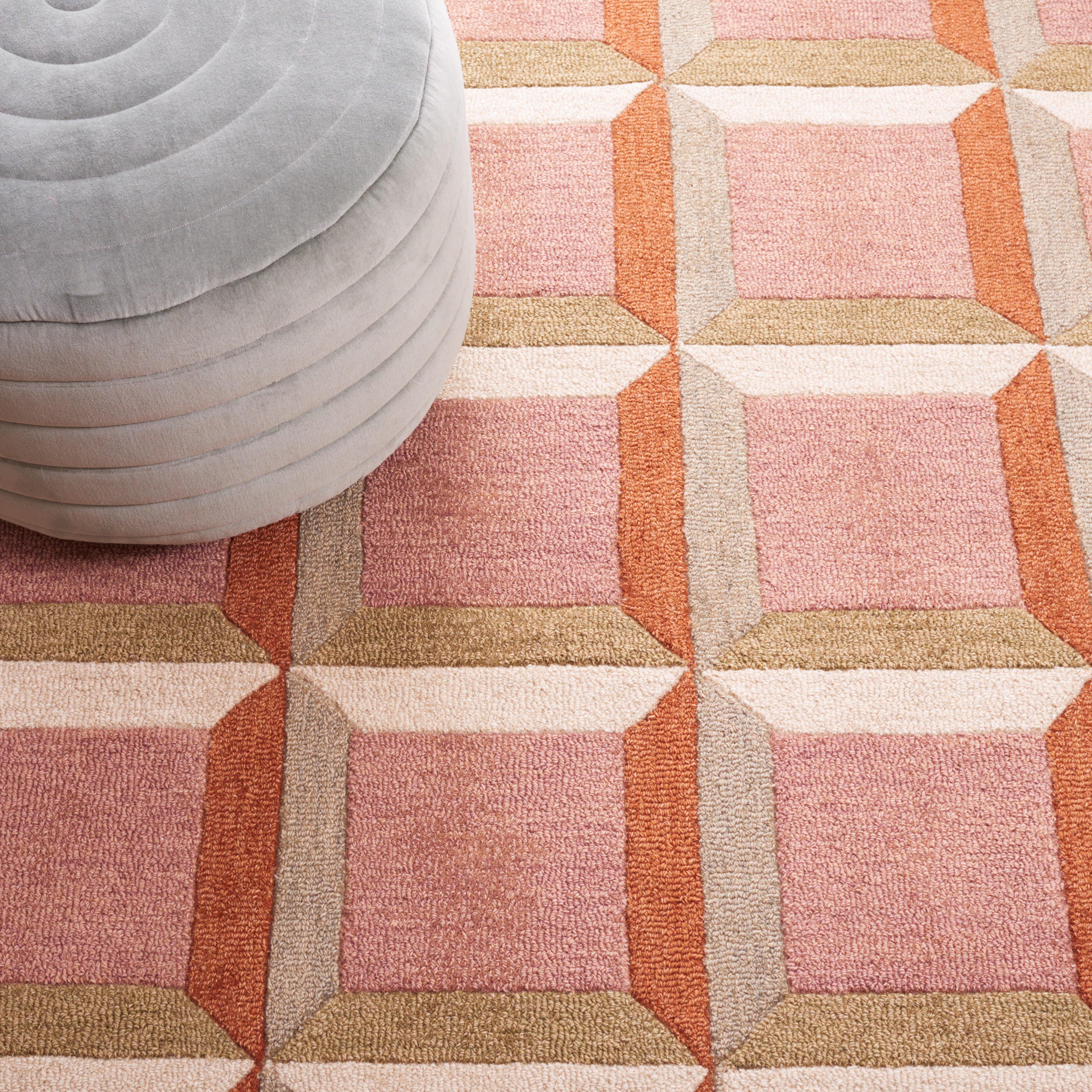 Safavieh Genre 2' x 7' Runner Rug, Beige/Red, large
