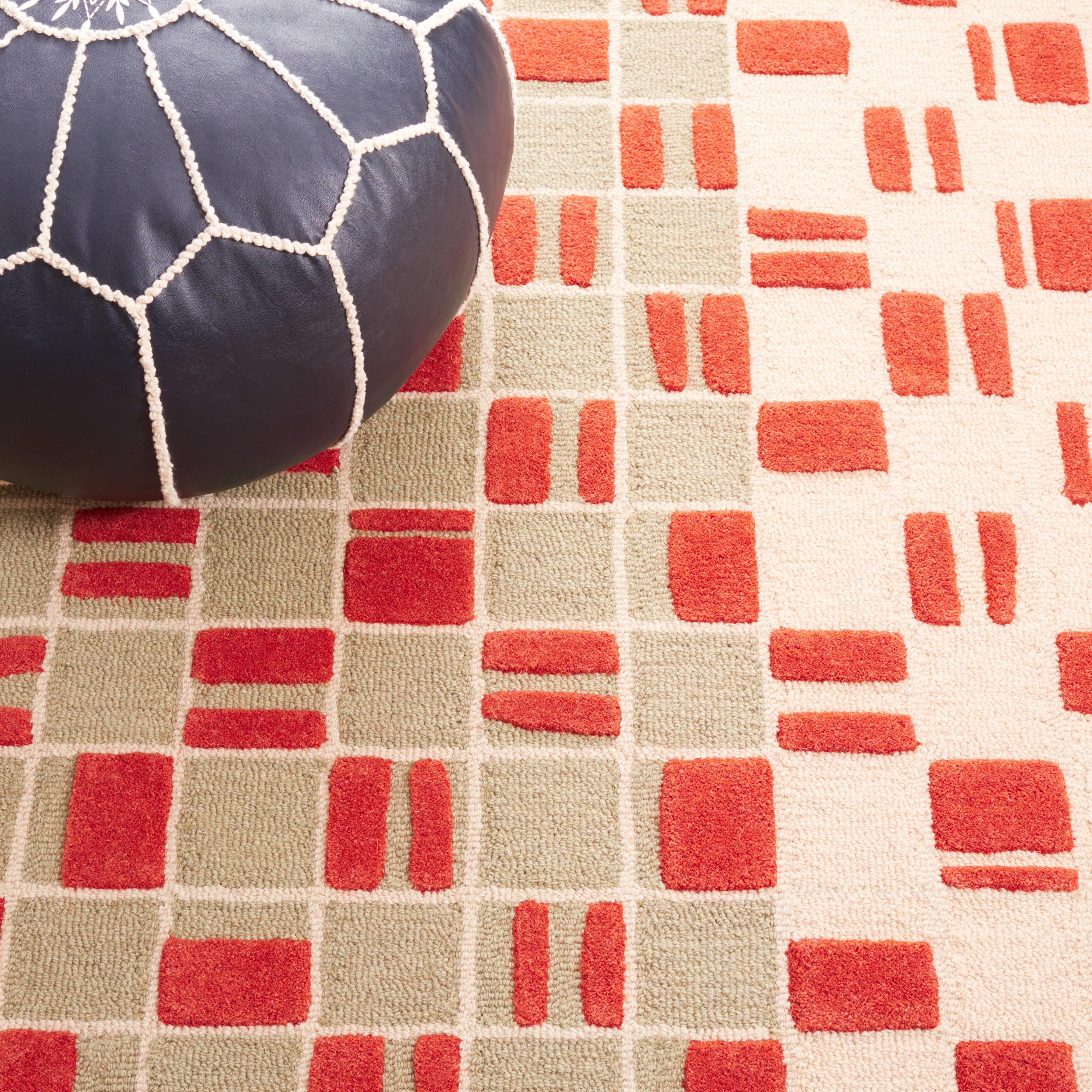 Safavieh Genre 2' x 5' Accent Rug, Beige/Red, large