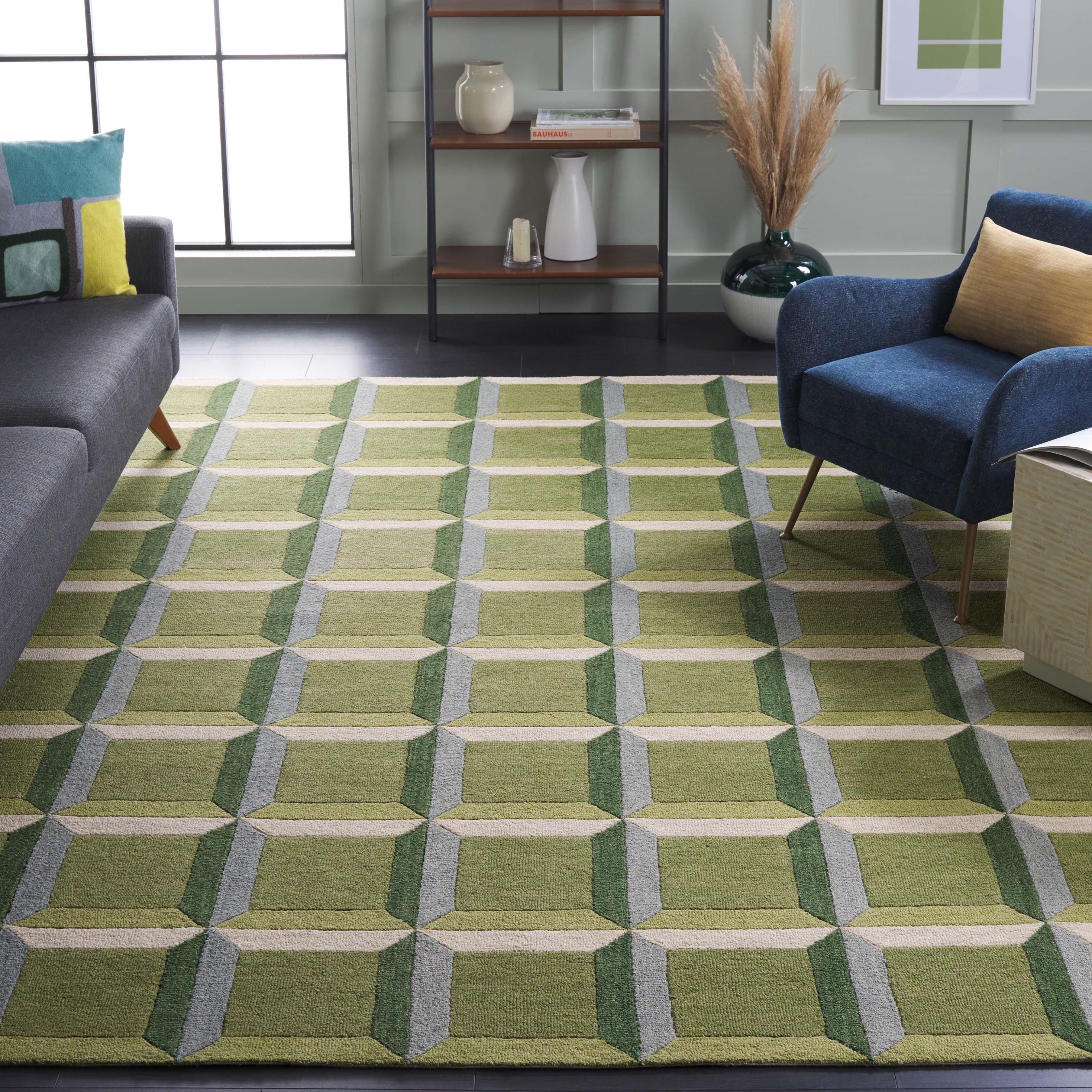 Safavieh Genre 8' x 10' Area Rug, Green/Beige, large