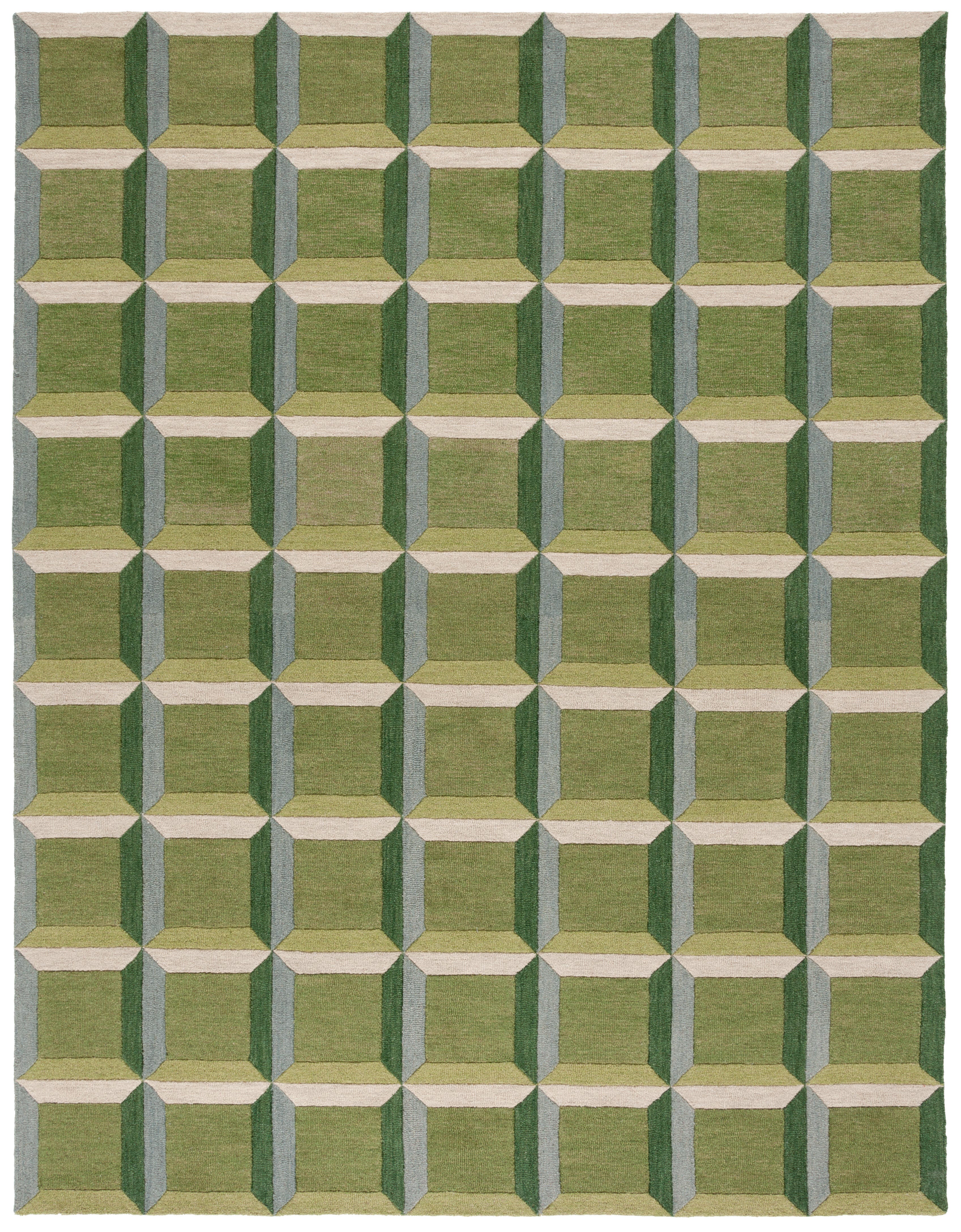 Safavieh Genre 8' x 10' Area Rug, Green/Beige, large