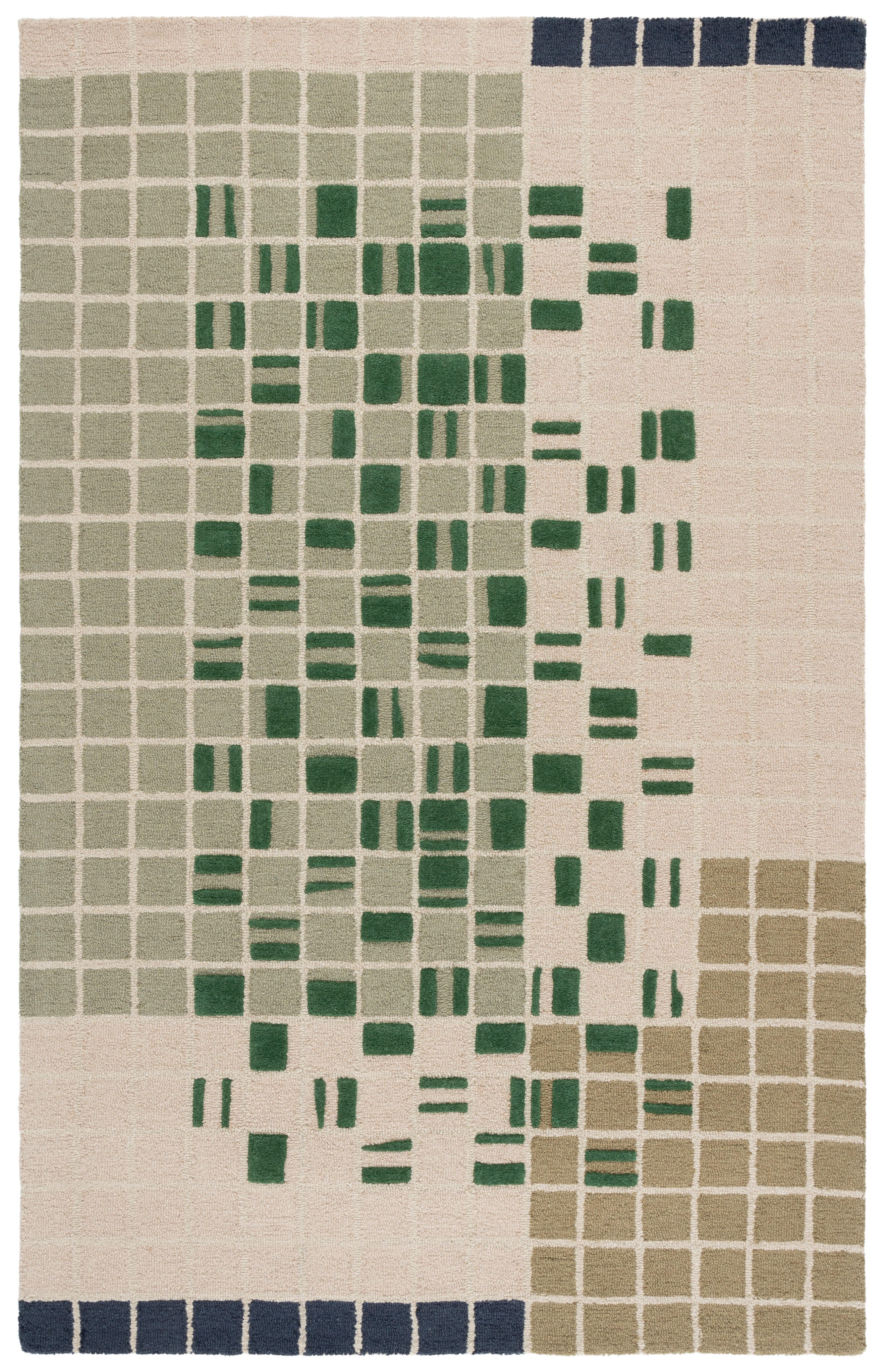 Safavieh Genre Conja 6' x 9' Area Rug, Green/Cream, large