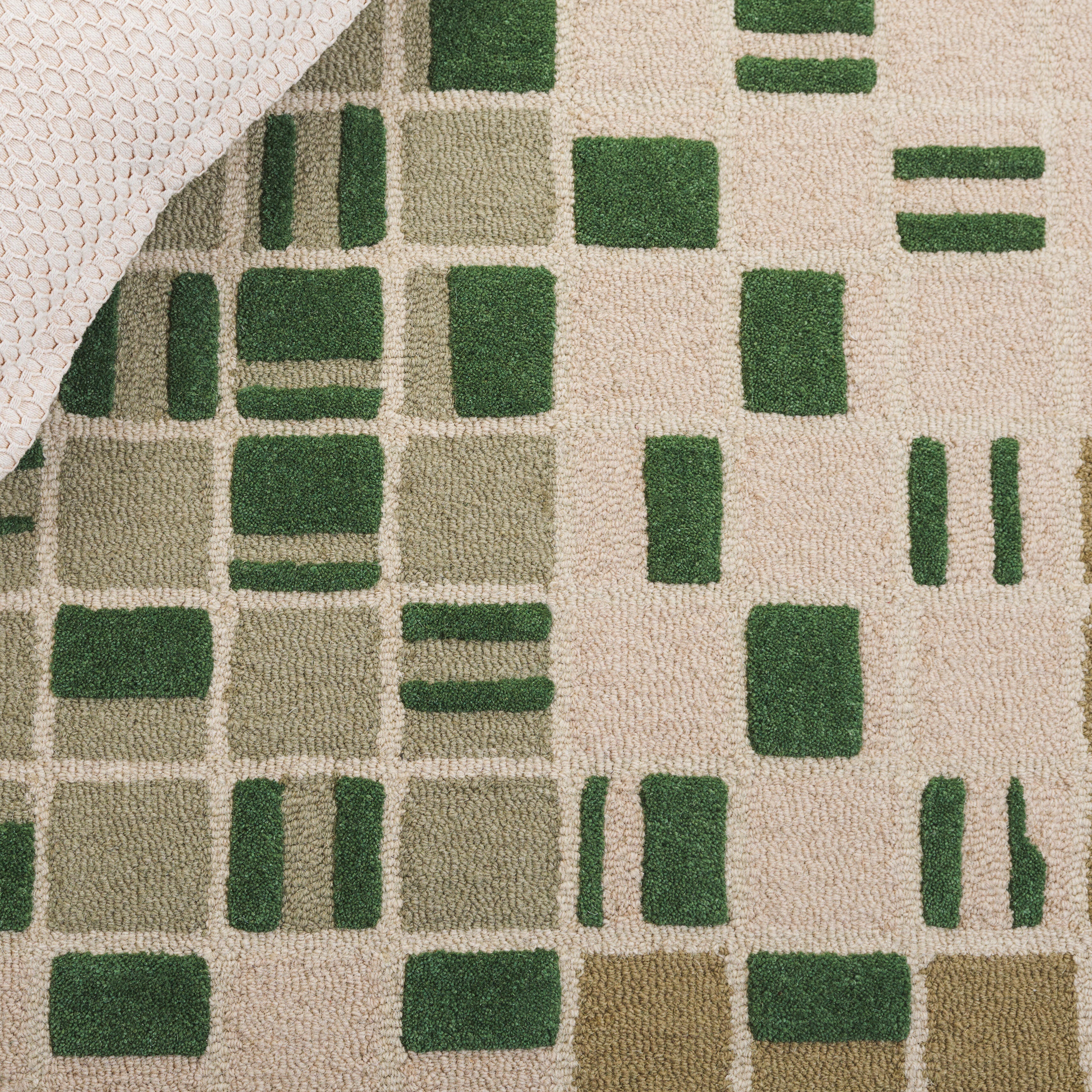 Safavieh Genre 6' x 9' Area Rug, Green/Cream, large