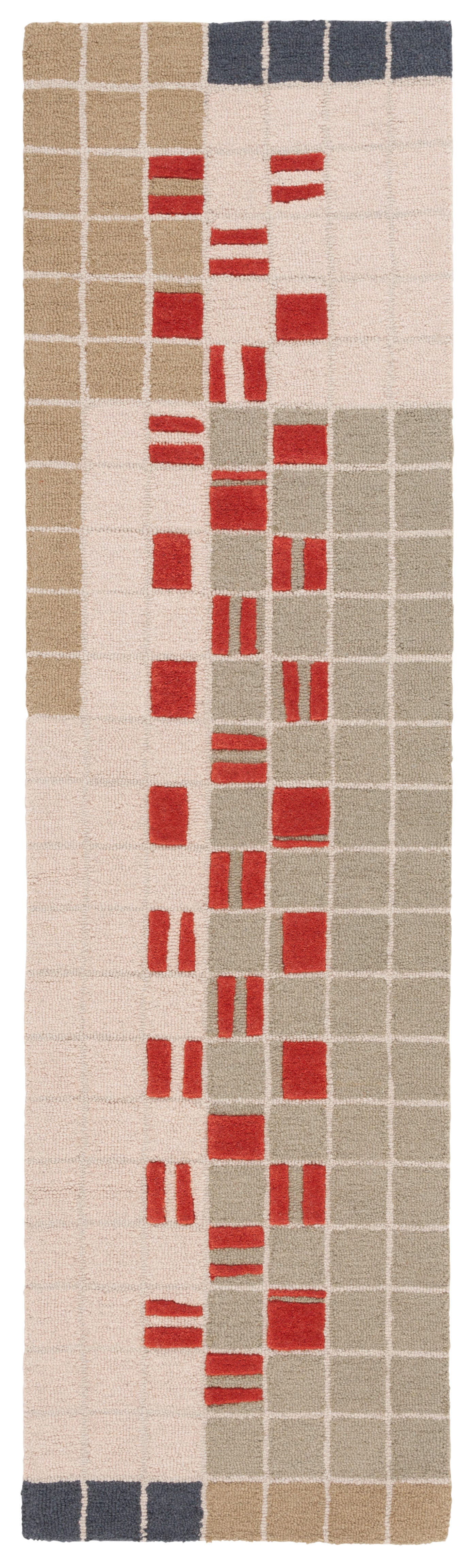 Safavieh Genre Conja 2' x 7' Runner Rug, Beige/Red, large