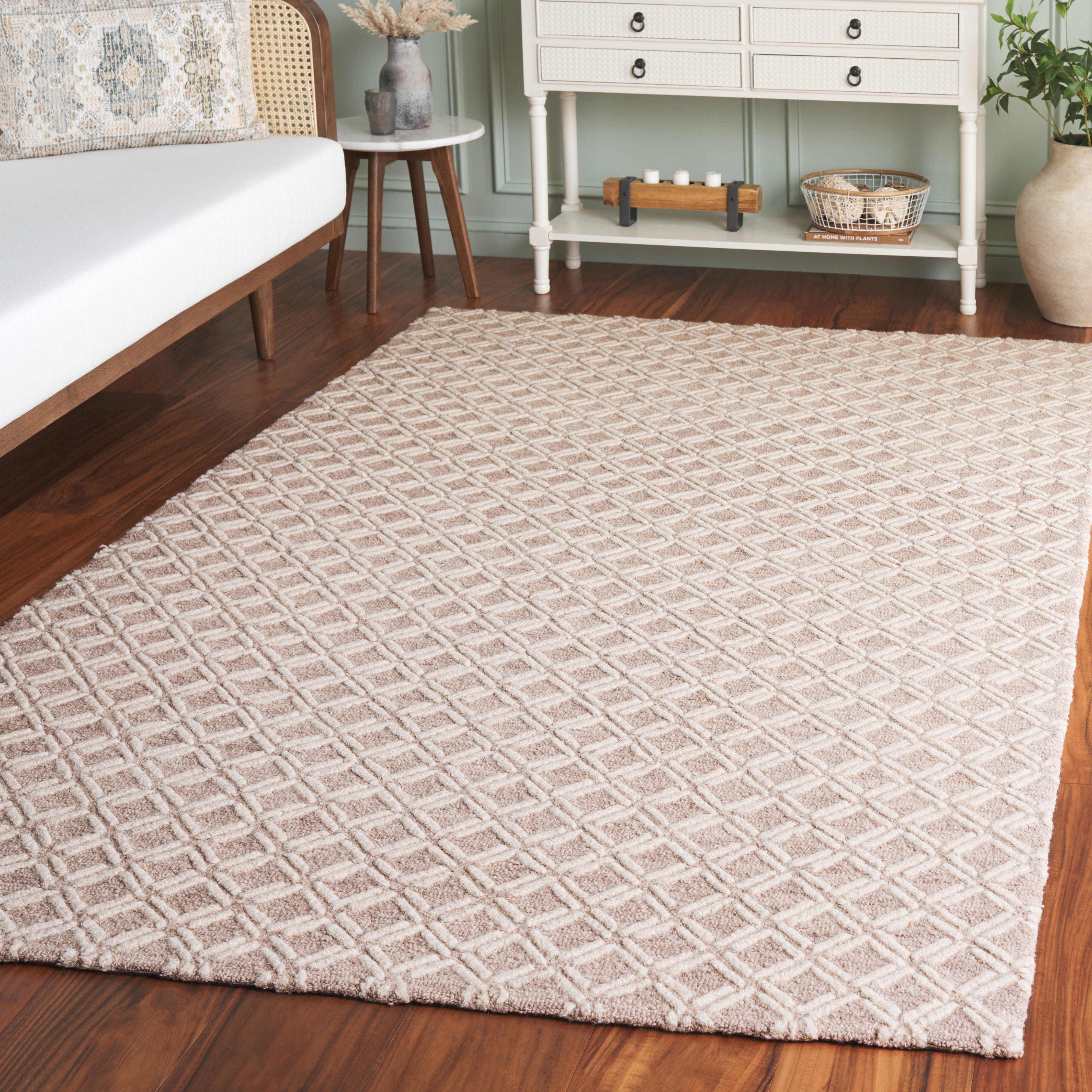 Safavieh Genre Haifa 5' x 8' Area Rug, Beige/Ivory, rollover
