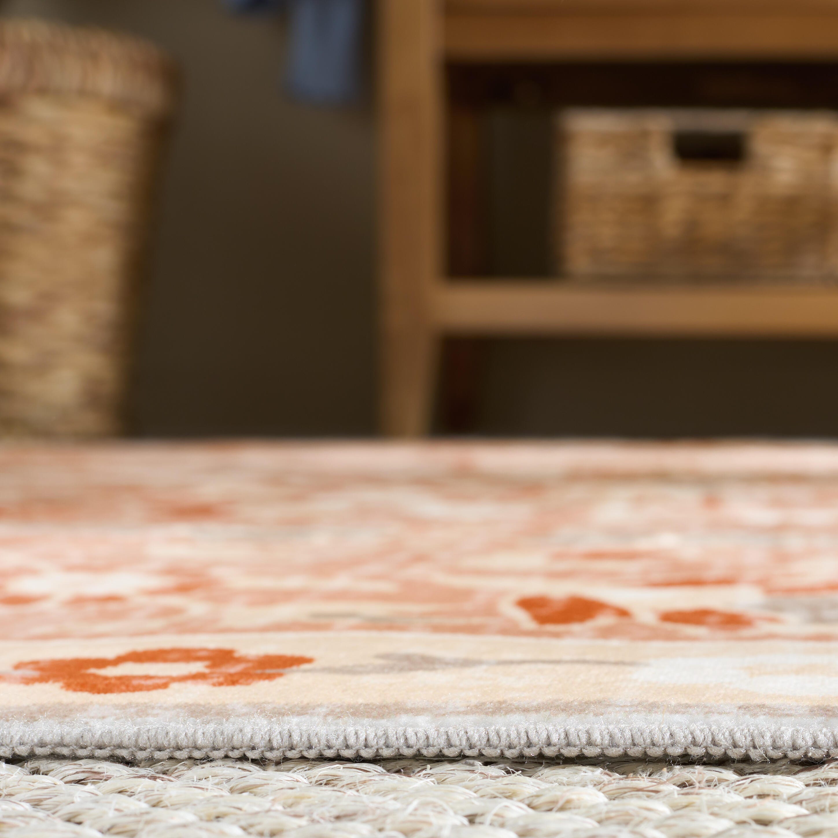Safavieh Martha Stewart Collection 4' x 6' Accent Rug, Orange/Beige, large