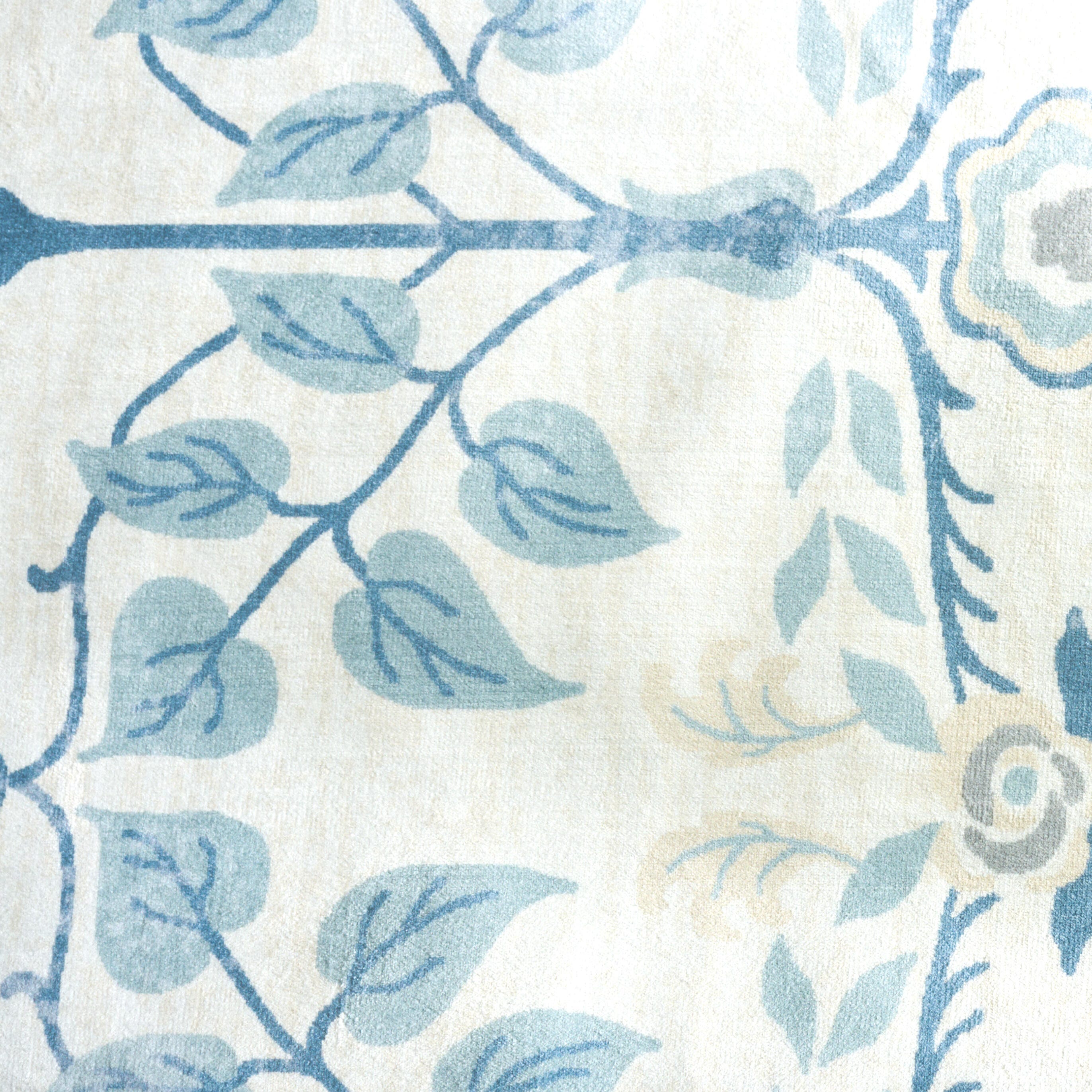 Safavieh Martha Stewart Collection 3' x 5' Accent Rug, Ivory/Blue, large