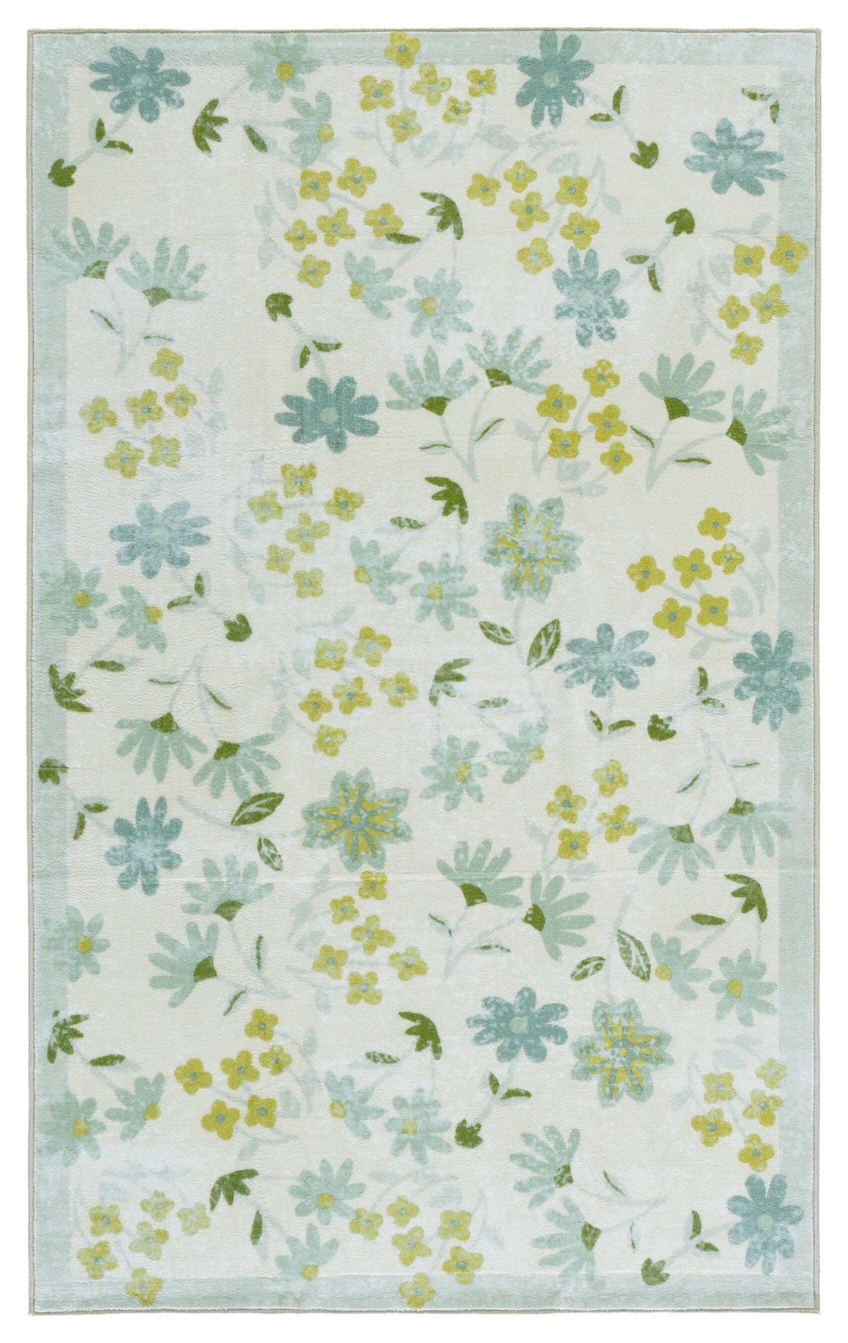 Safavieh Martha Stewart Maliqe 4' x 6' Accent Rug, Beige/Green, large