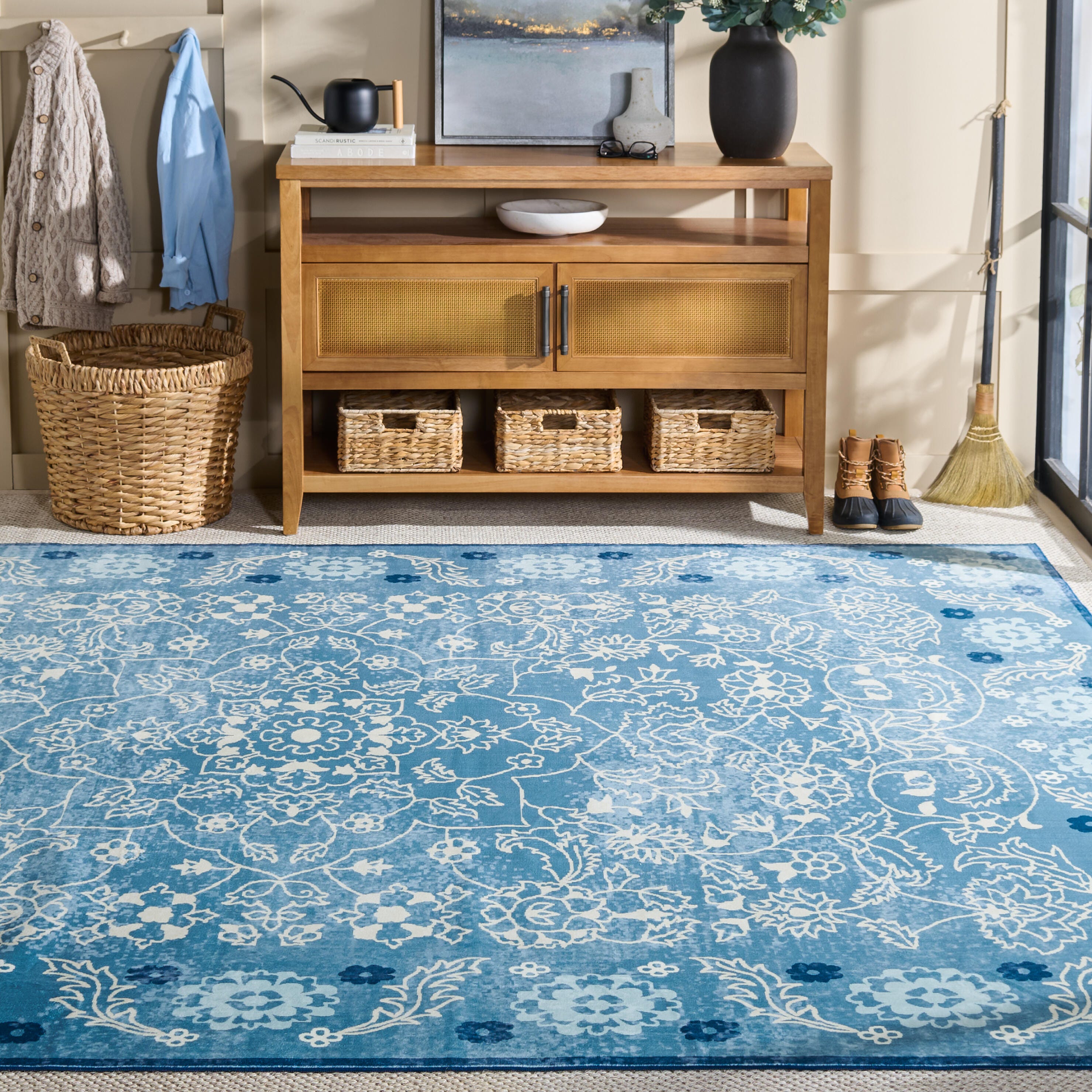 Safavieh Martha Stewart Narmila 5' x 8' Area Rug, Blue, rollover