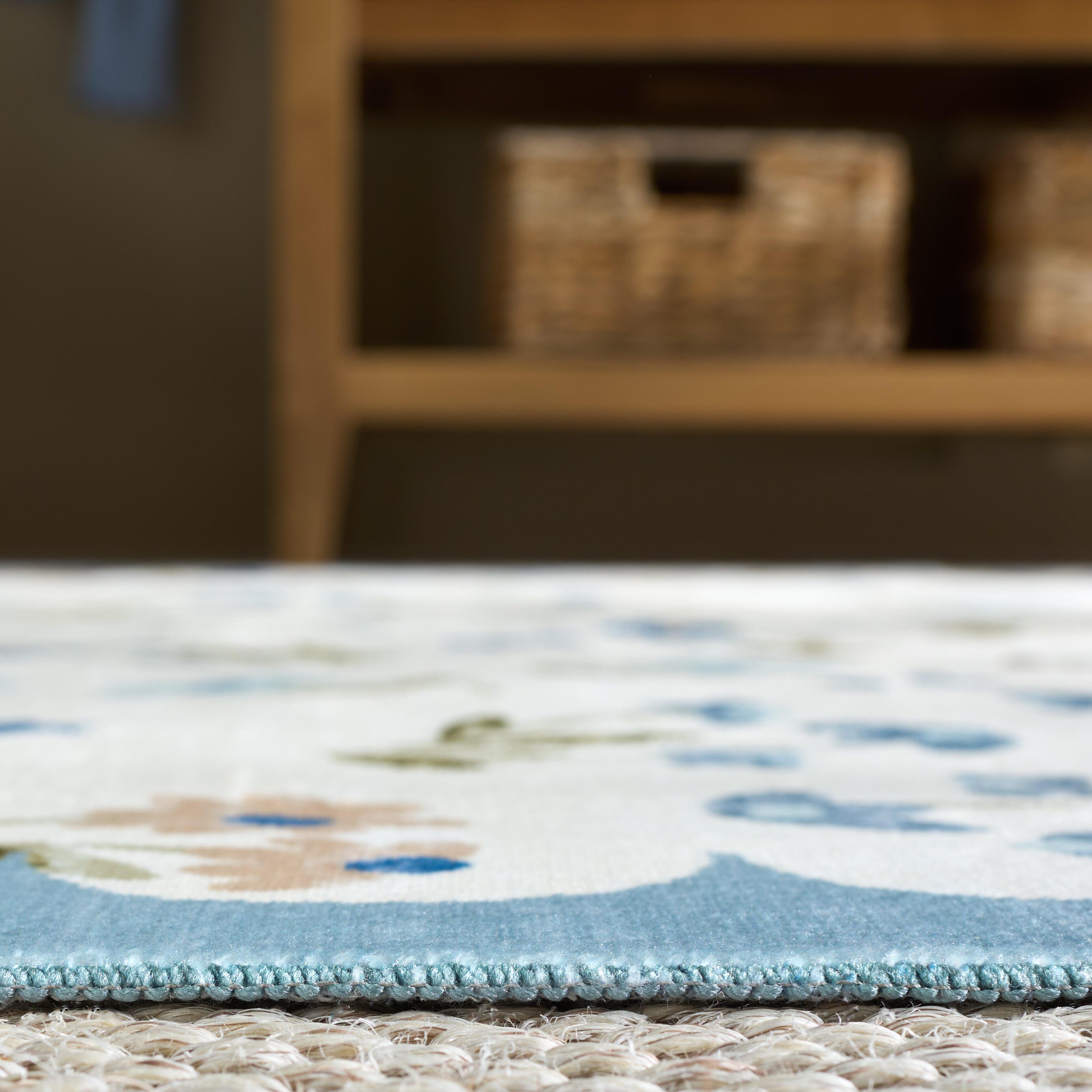 Safavieh Martha Stewart Collection 8' x 10' Area Rug, Ivory/Blue, large