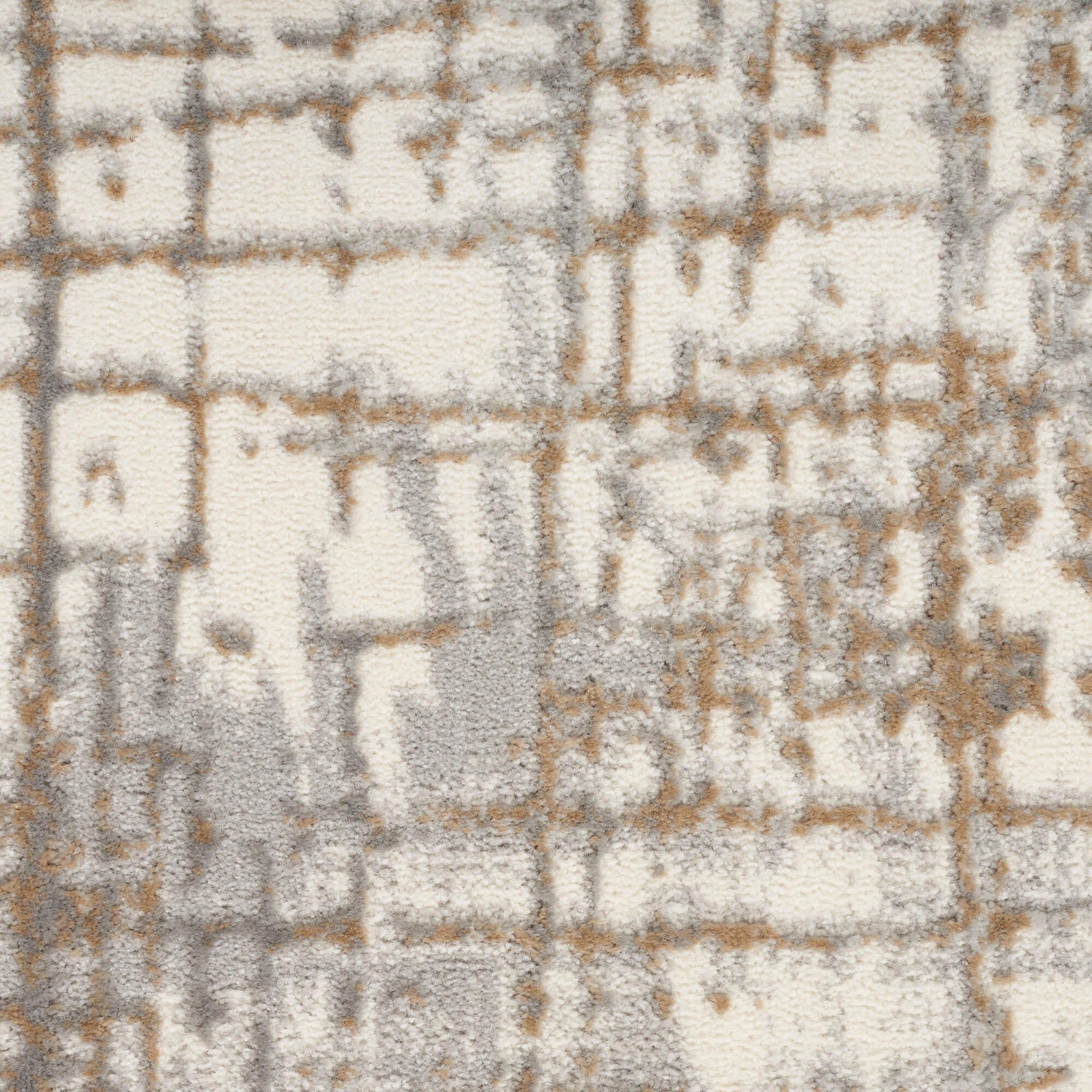 Calvin Klein Rush 5'3" x 7'3" Area Rug, Ivory/Gray, large